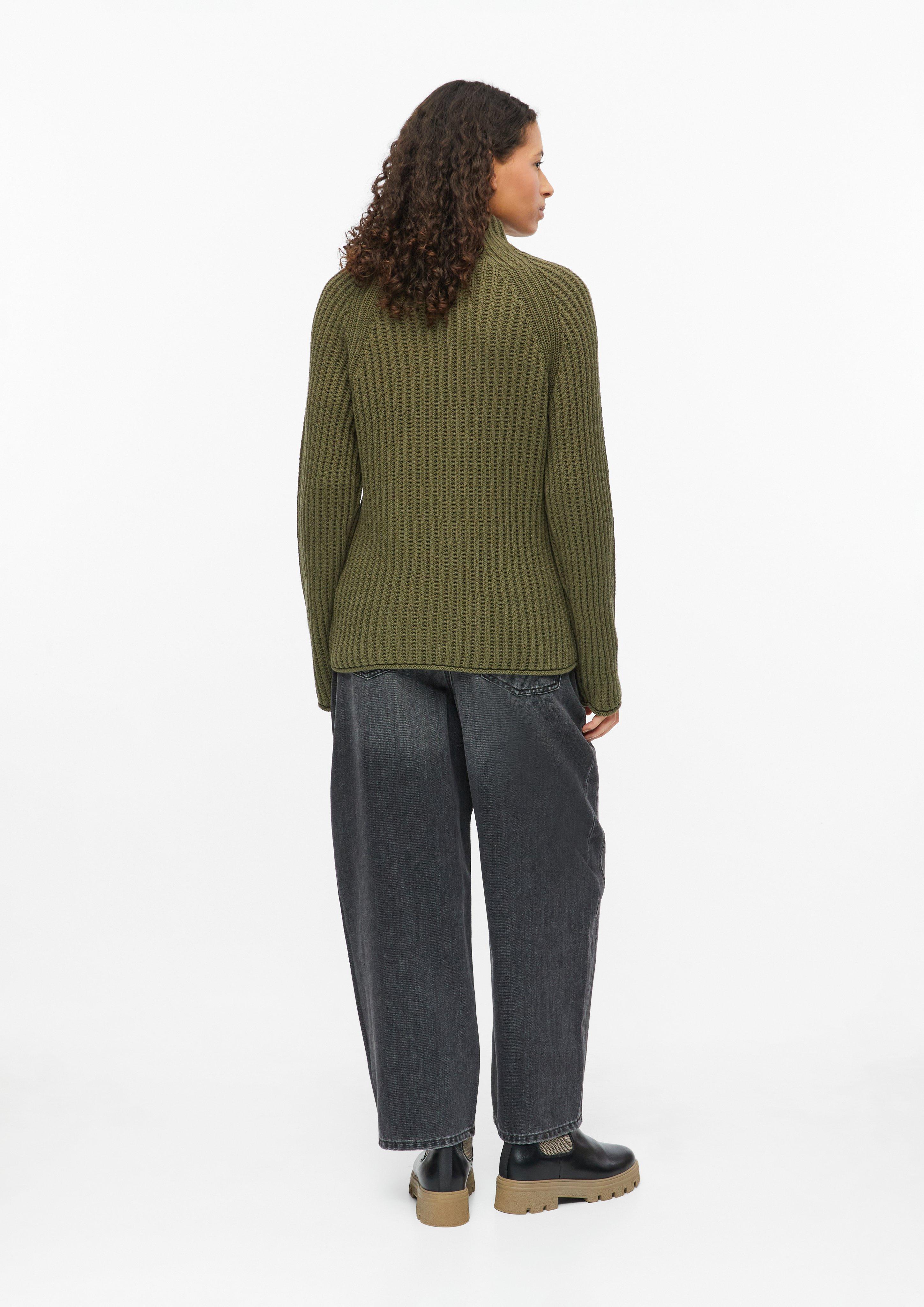 Kobiety Sweter z dzianiny w kolorze oliwkowy od s.Oliver