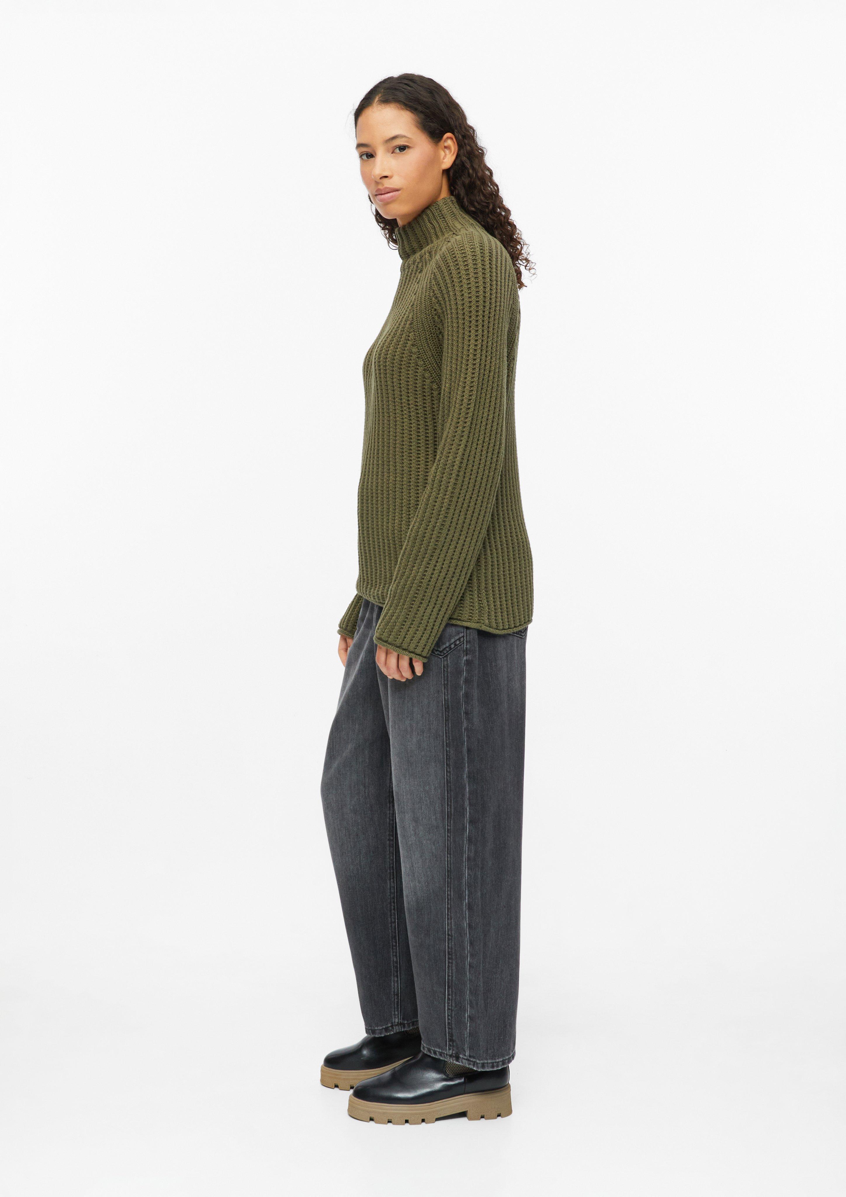 Kobiety Sweter z dzianiny w kolorze oliwkowy od s.Oliver