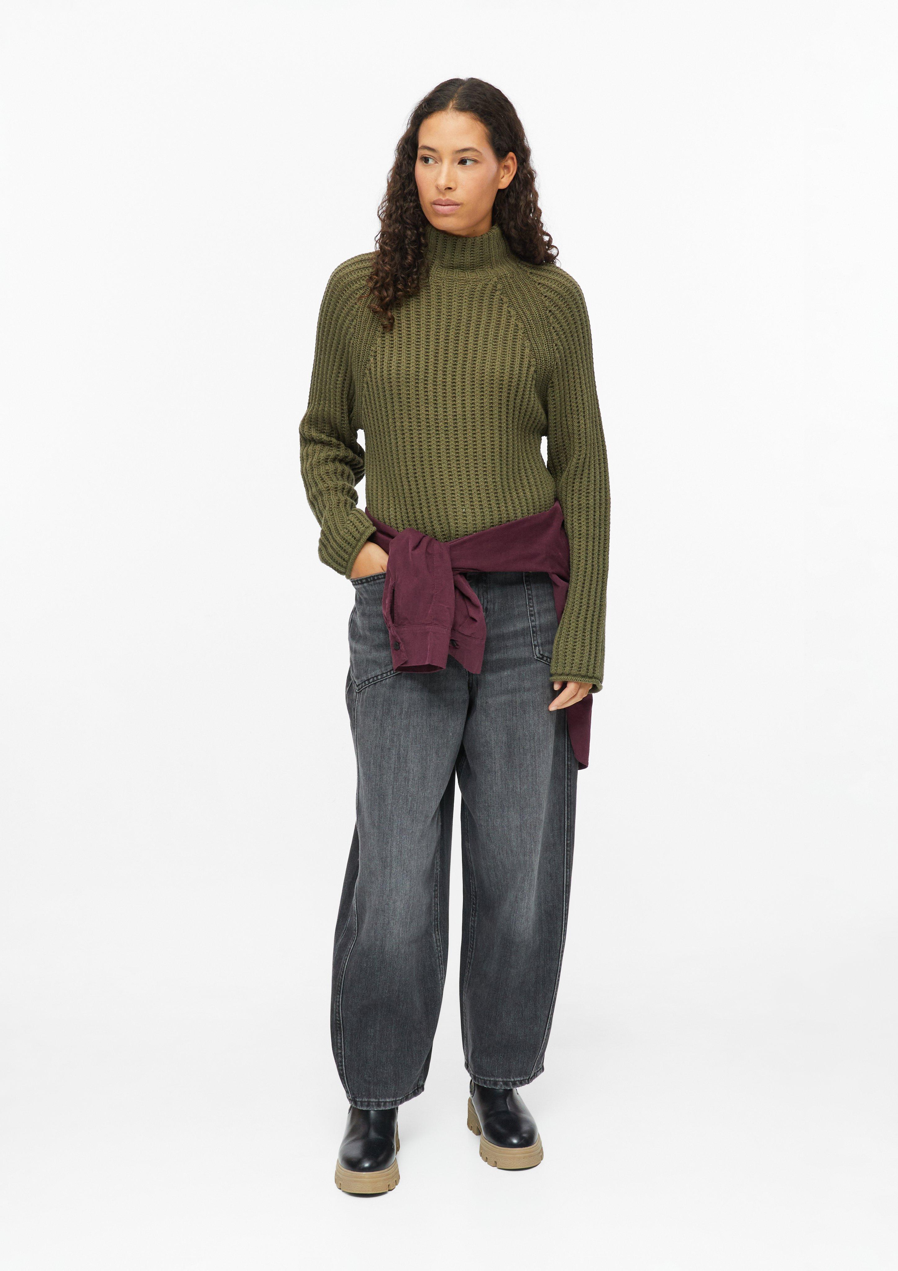 Kobiety Sweter z dzianiny w kolorze oliwkowy od s.Oliver