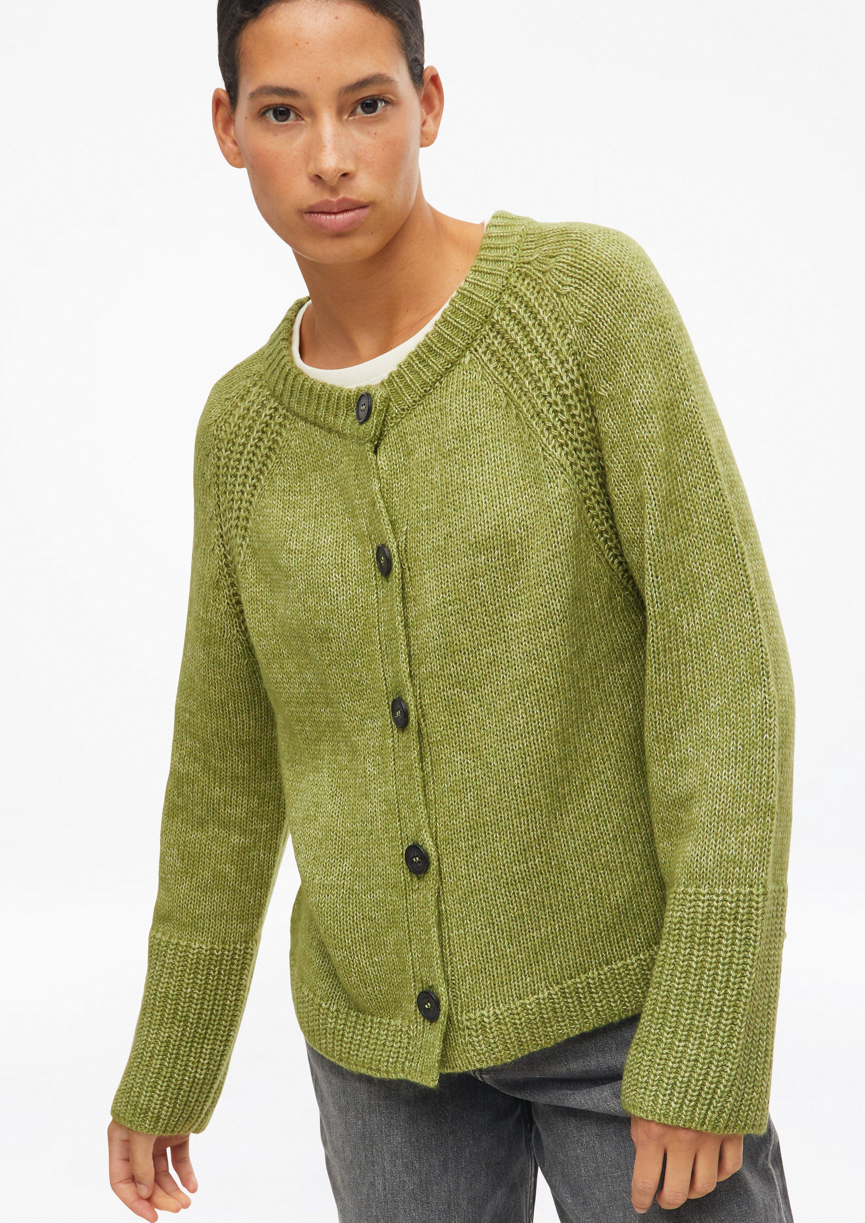 Kobiety Sweter rozpinany w kolorze zielony od s.Oliver