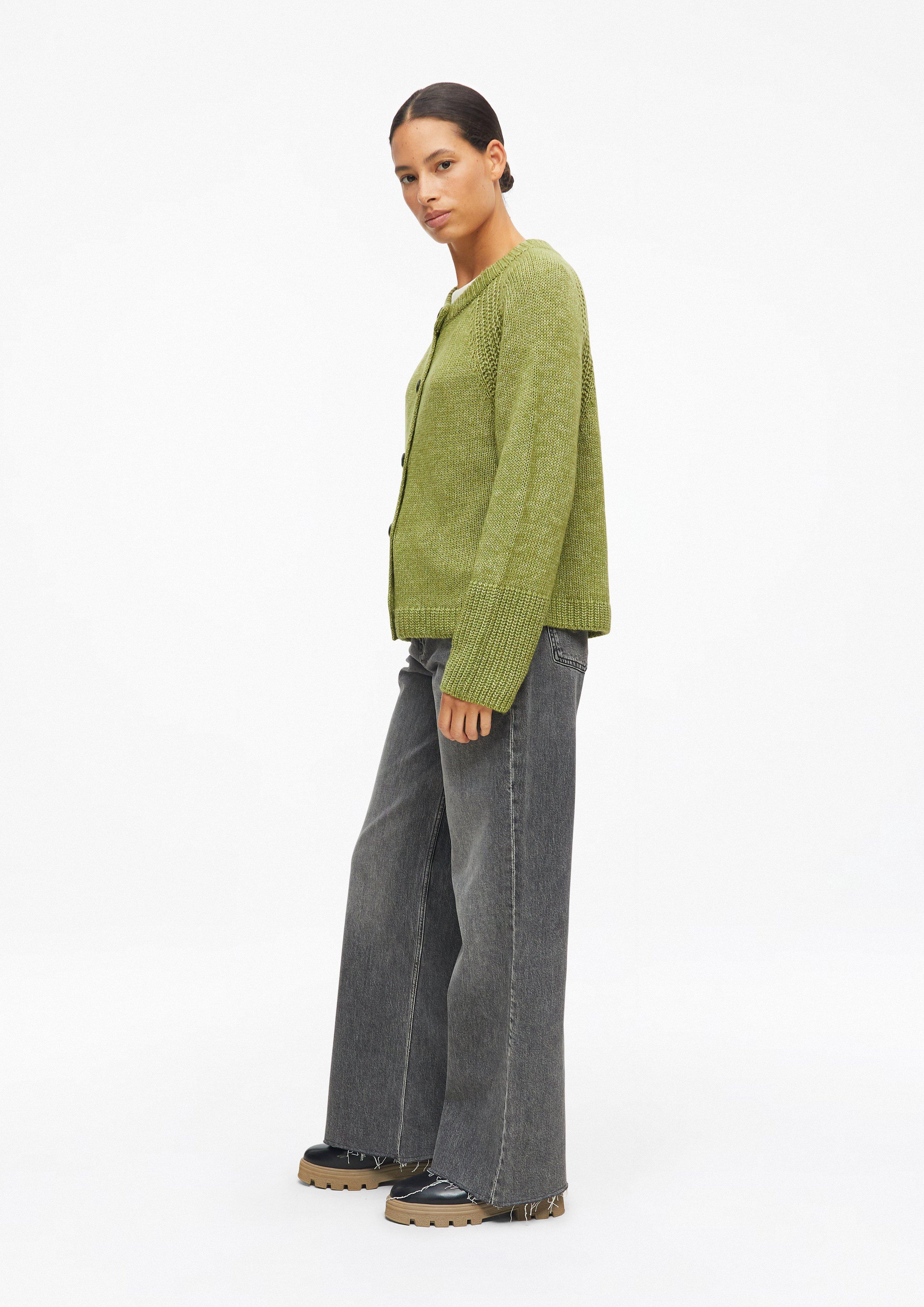 Kobiety Sweter rozpinany w kolorze zielony od s.Oliver