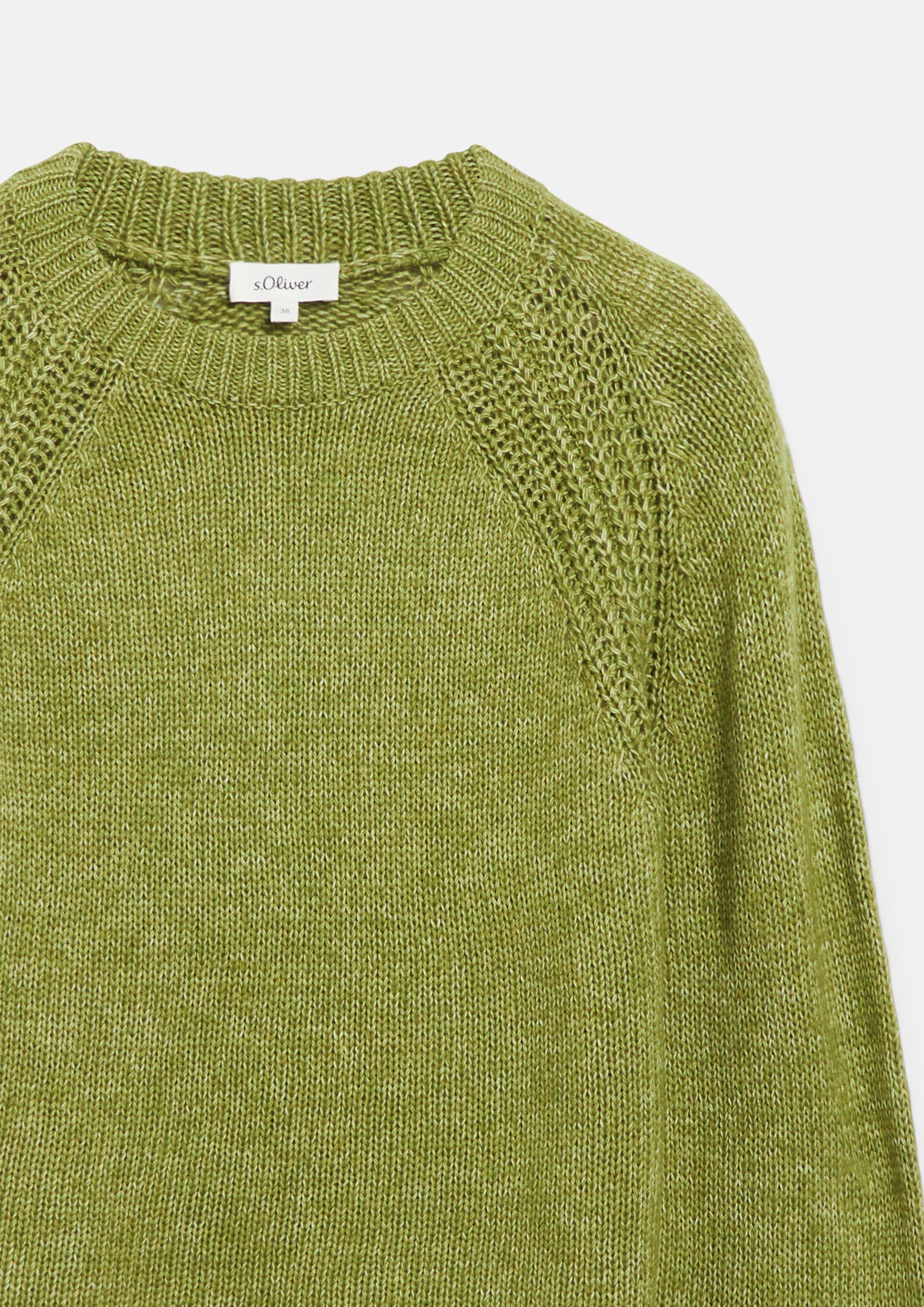 Femmes Pull en tricot en vert de s.Oliver