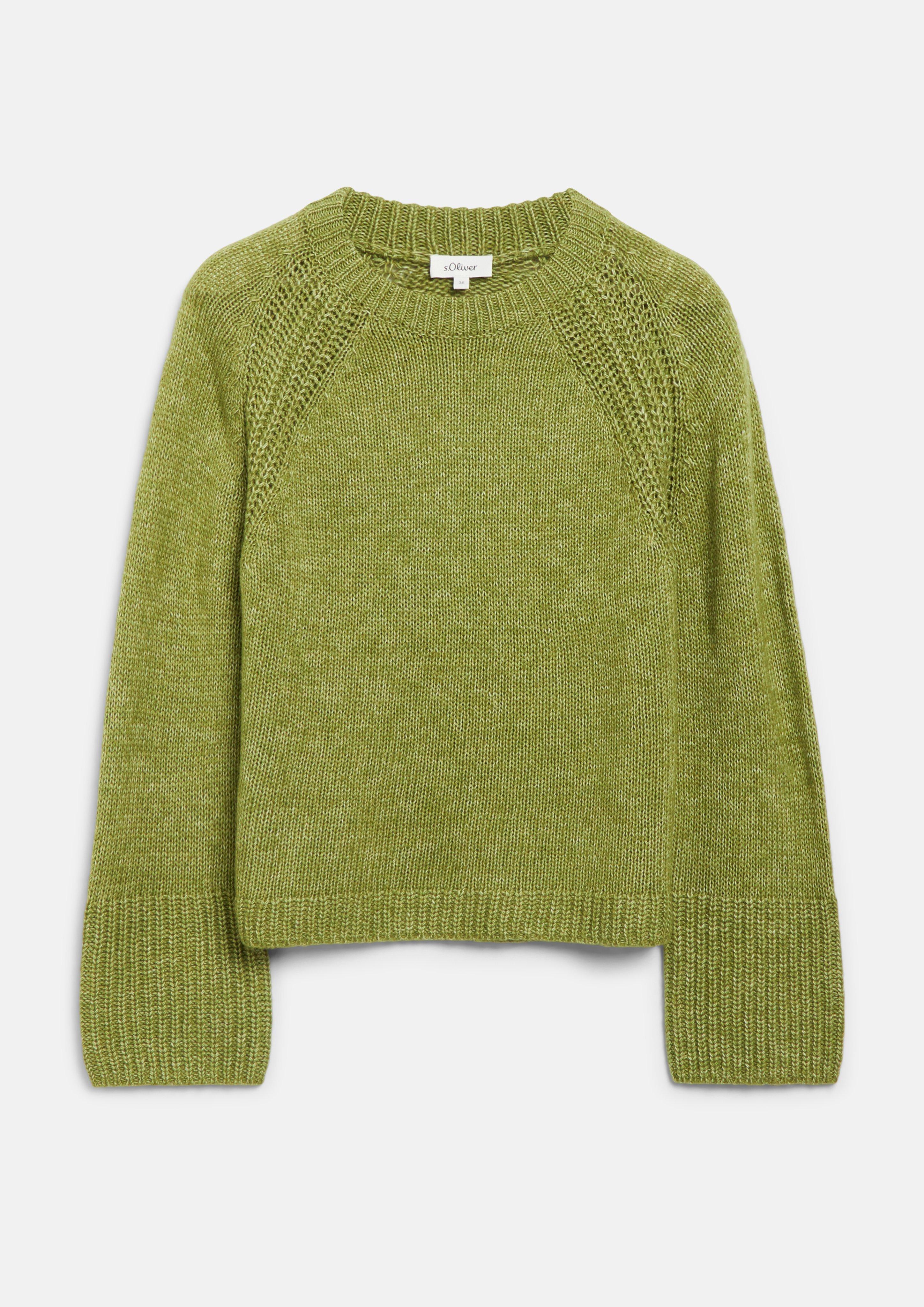 Femmes Pull en tricot en vert de s.Oliver