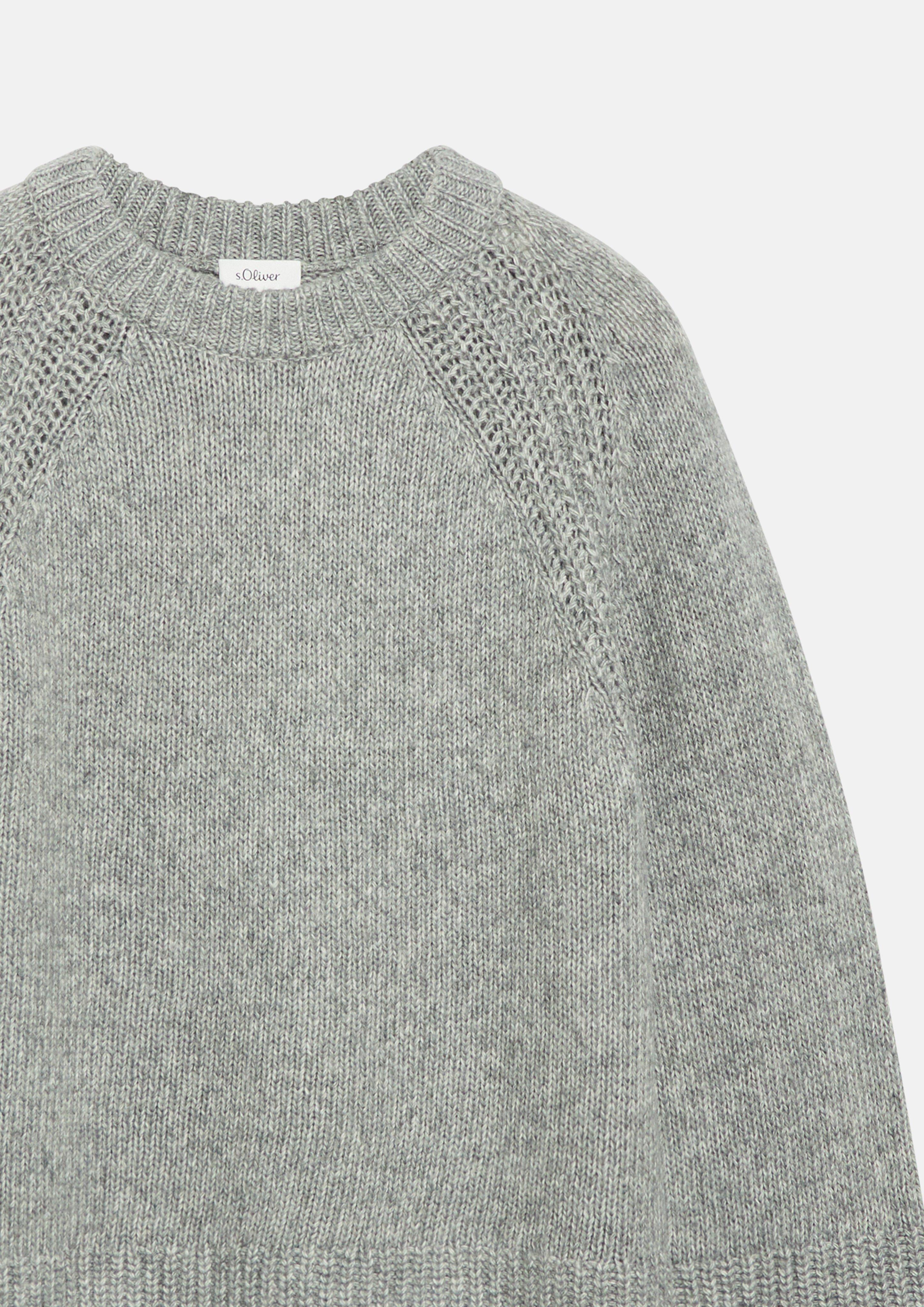 Kobiety Sweter z dzianiny w kolorze szary od s.Oliver