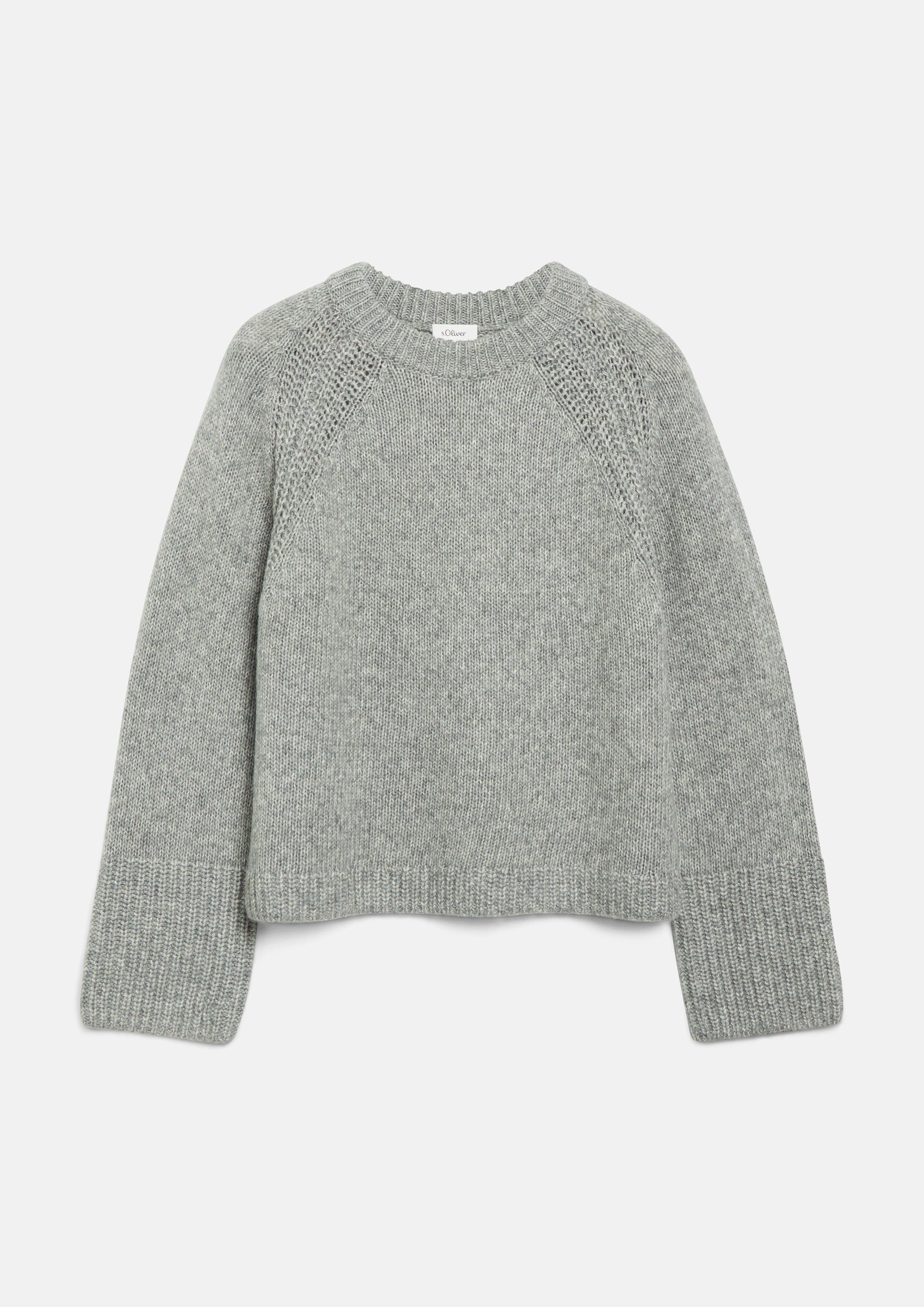 Kobiety Sweter z dzianiny w kolorze szary od s.Oliver