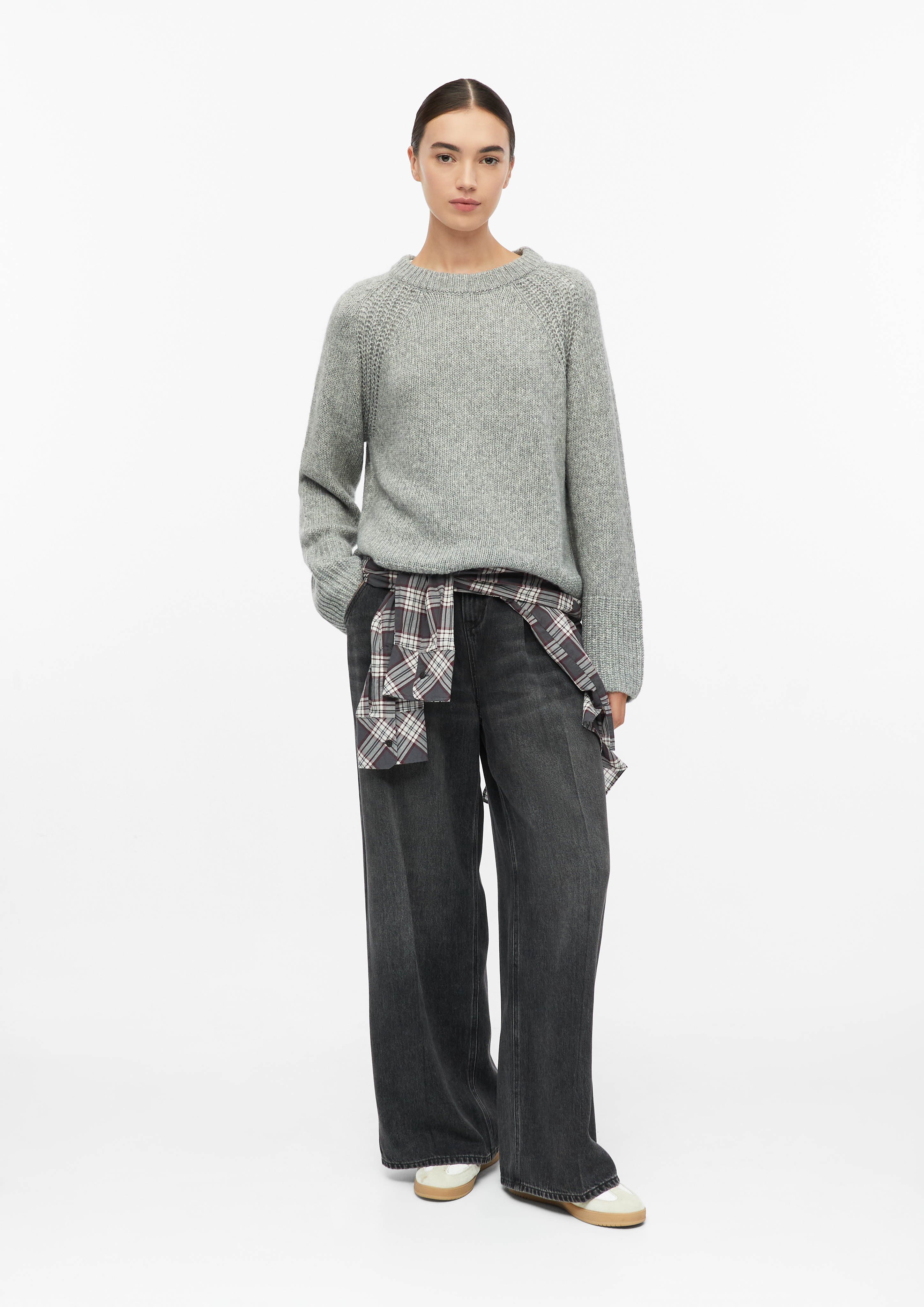 Kobiety Sweter z dzianiny w kolorze szary od s.Oliver
