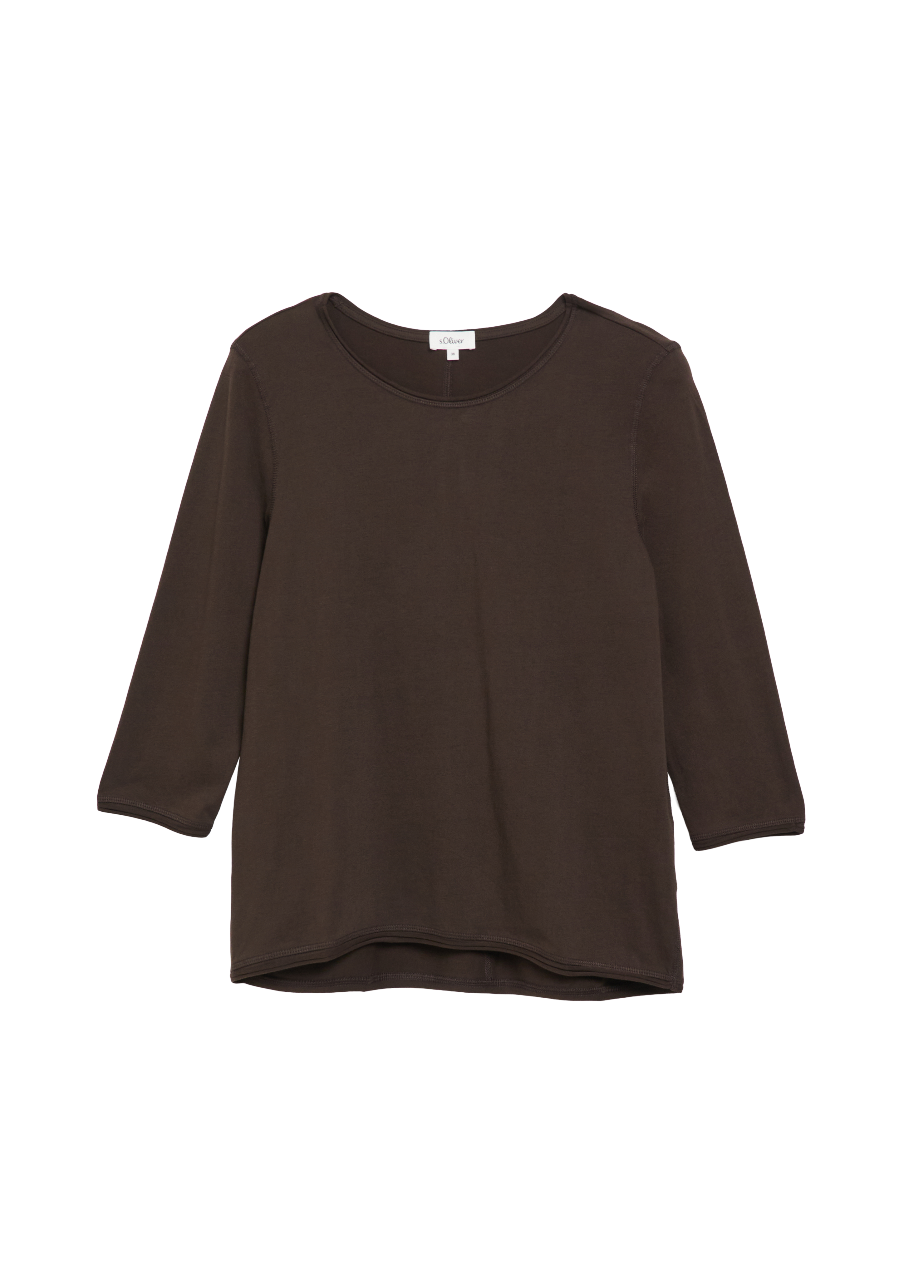 s.Oliver T-Shirt Mit Rollkante Im Relaxed Fit