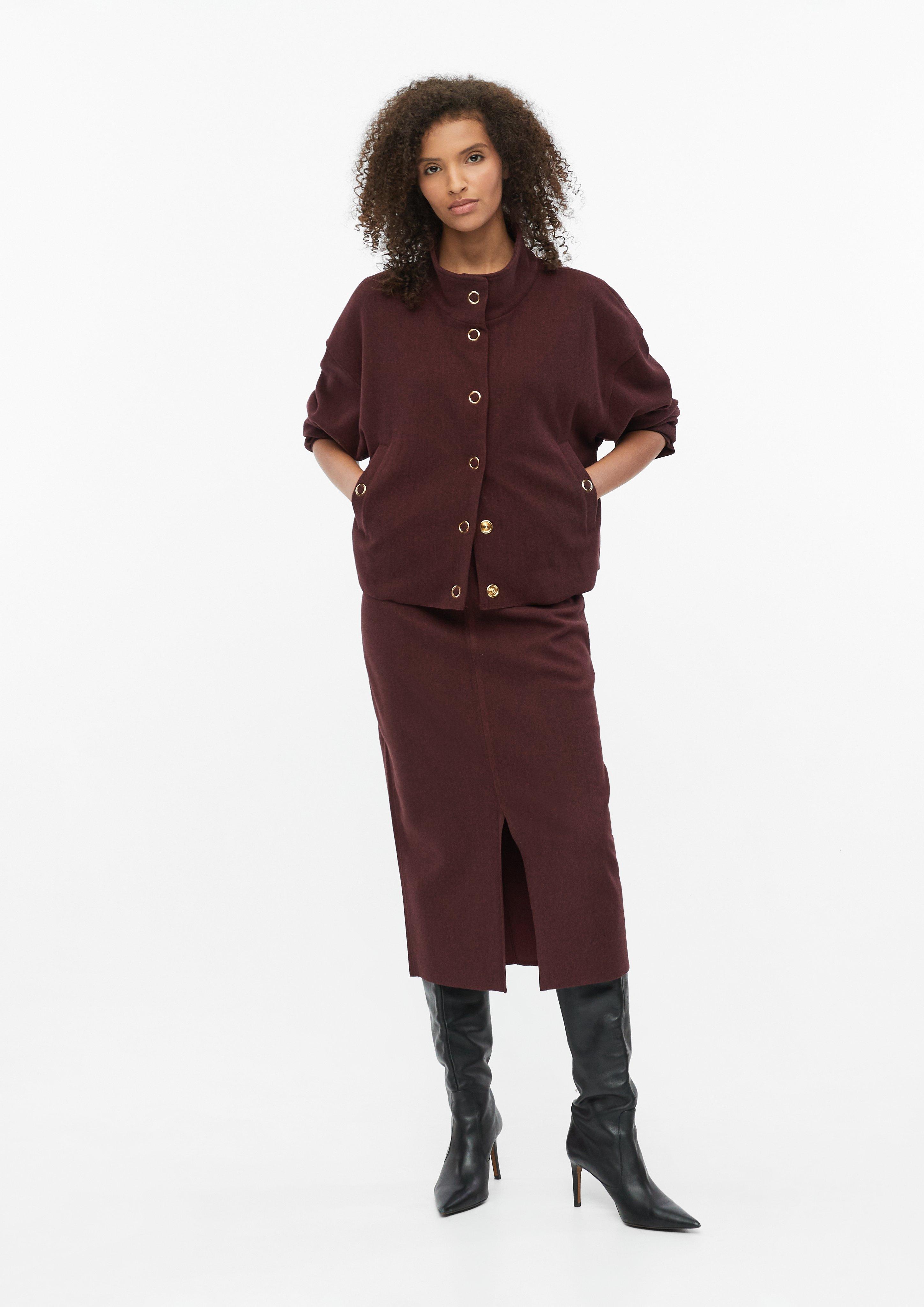 Femmes Veste d'intérieur en rouge de s.Oliver BLACK LABEL