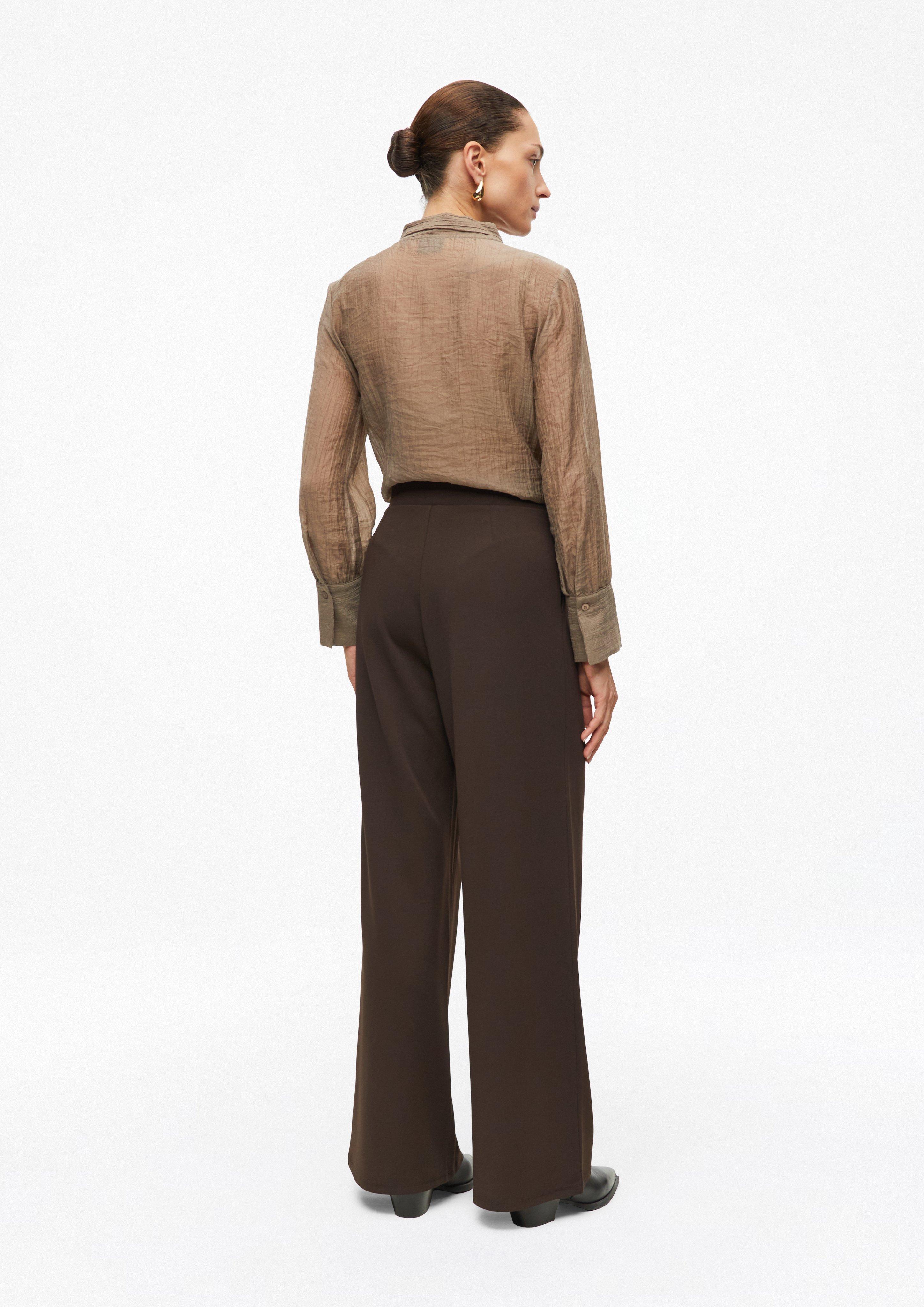 Dames Broek in bruin van s.Oliver BLACK LABEL