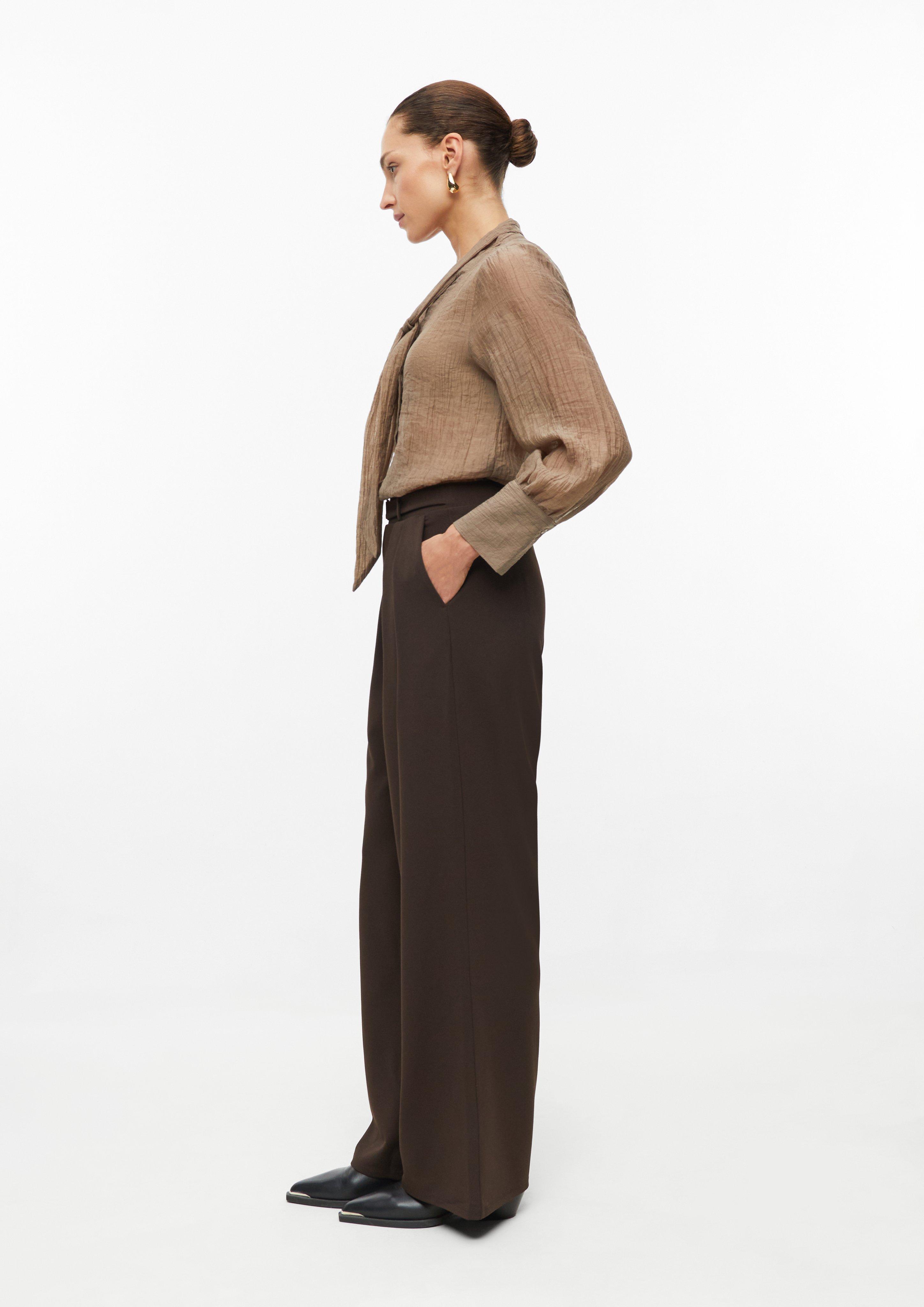 Dames Broek in bruin van s.Oliver BLACK LABEL