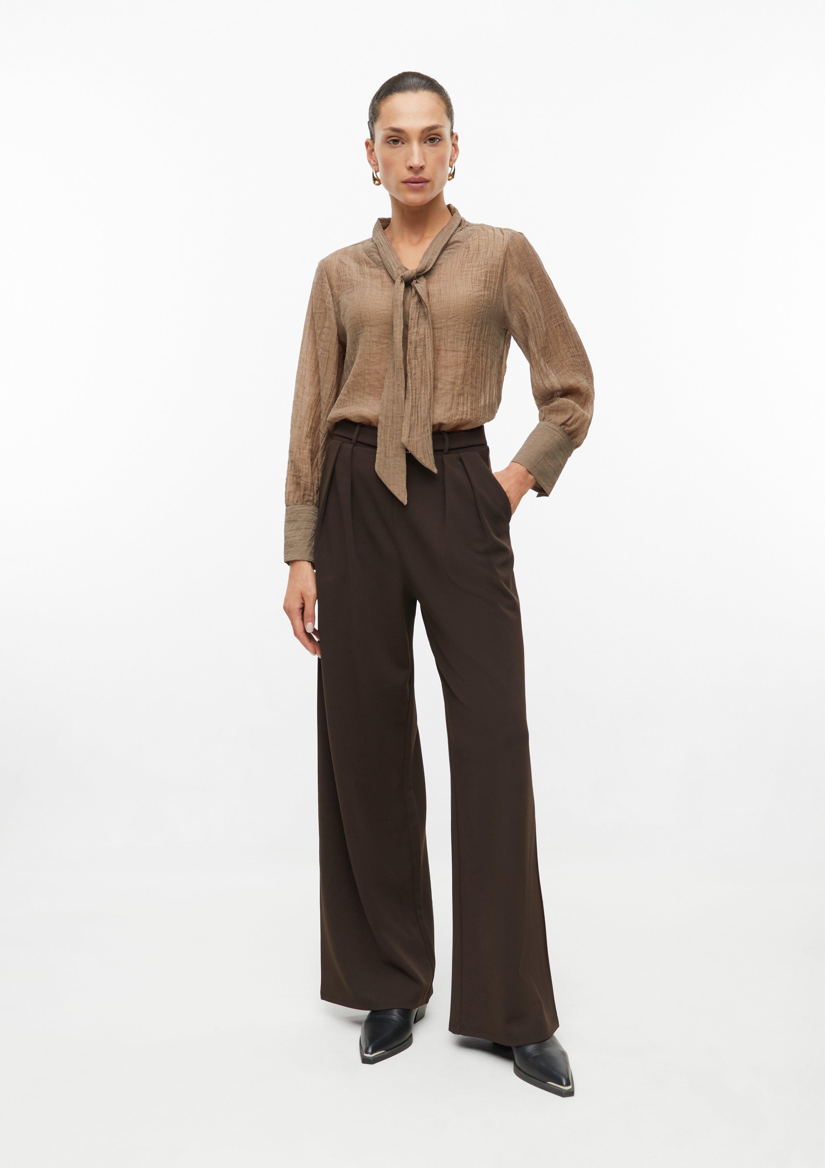 Broek in bruin van s.Oliver BLACK LABEL