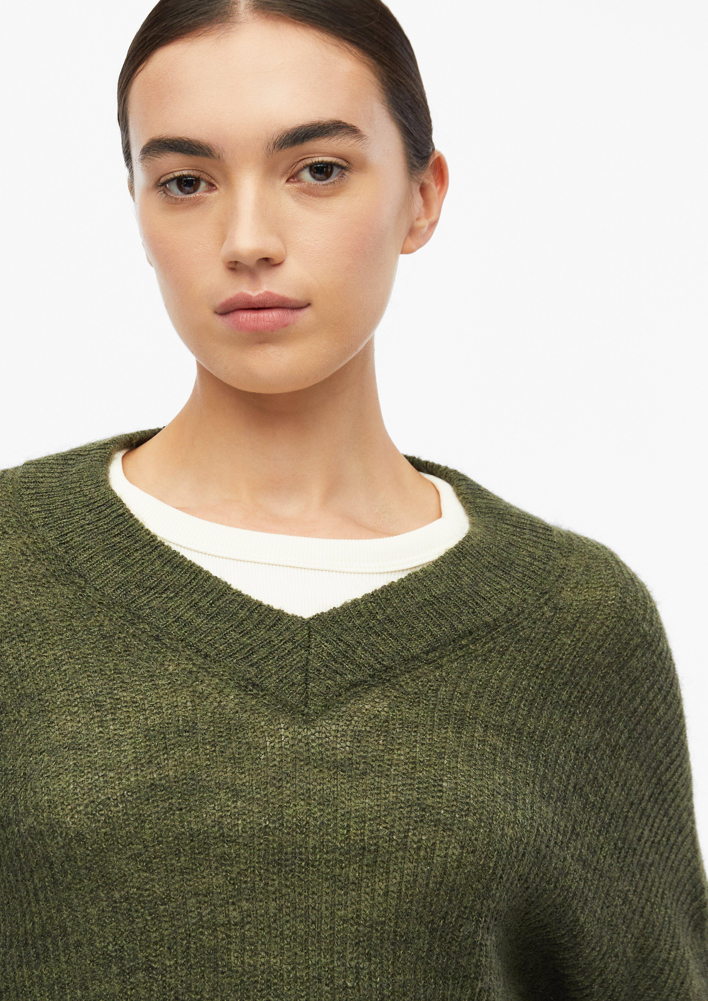 Femmes Pull en tricot en olive de s.Oliver