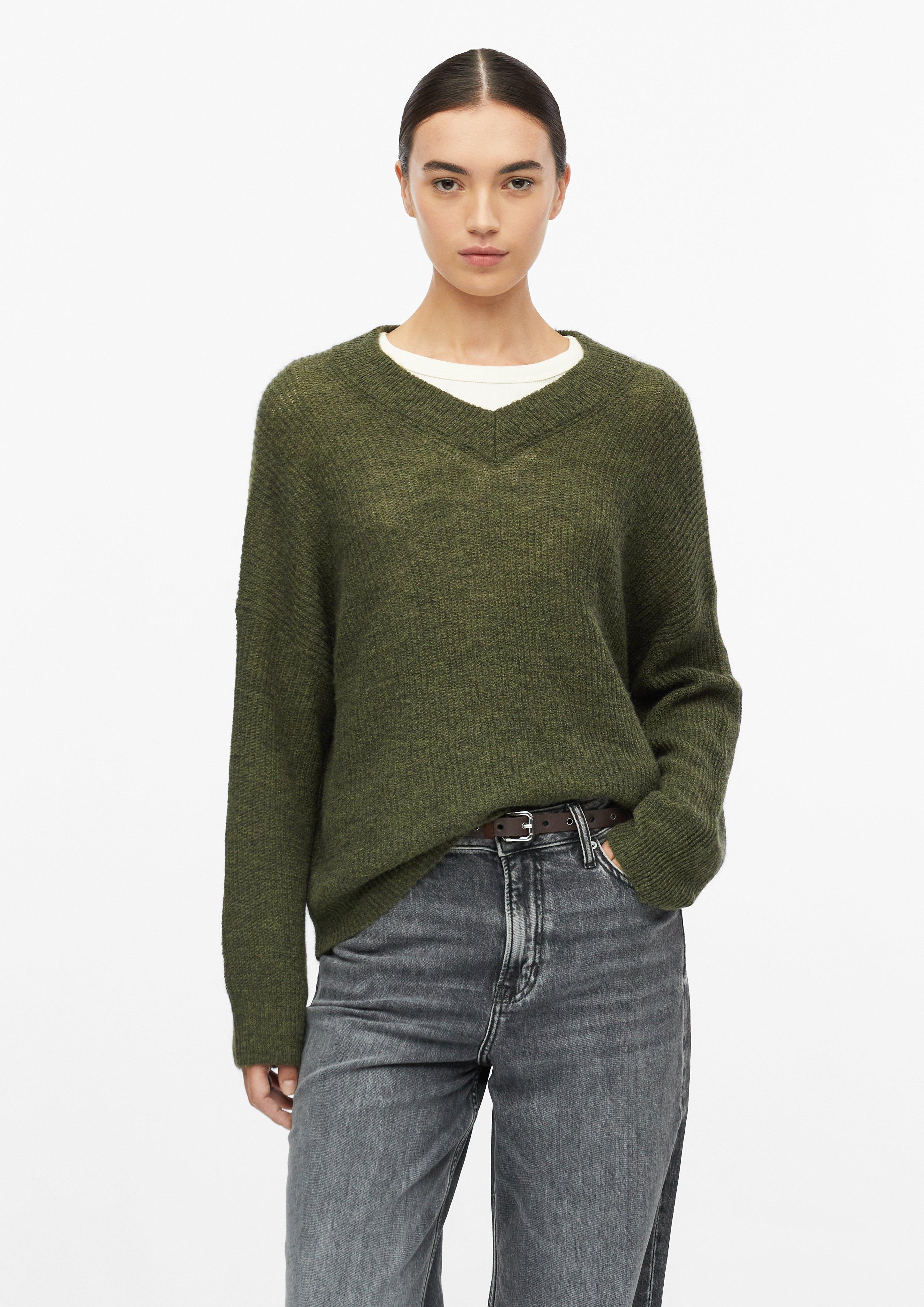 Femmes Pull en tricot en olive de s.Oliver