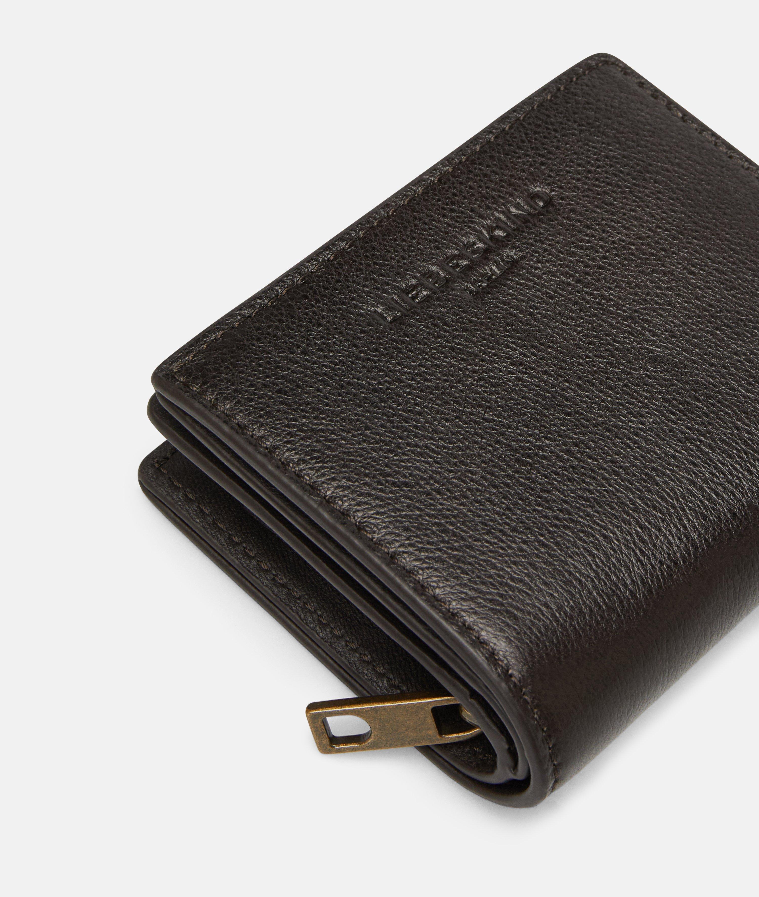 Wallet in brown & blue