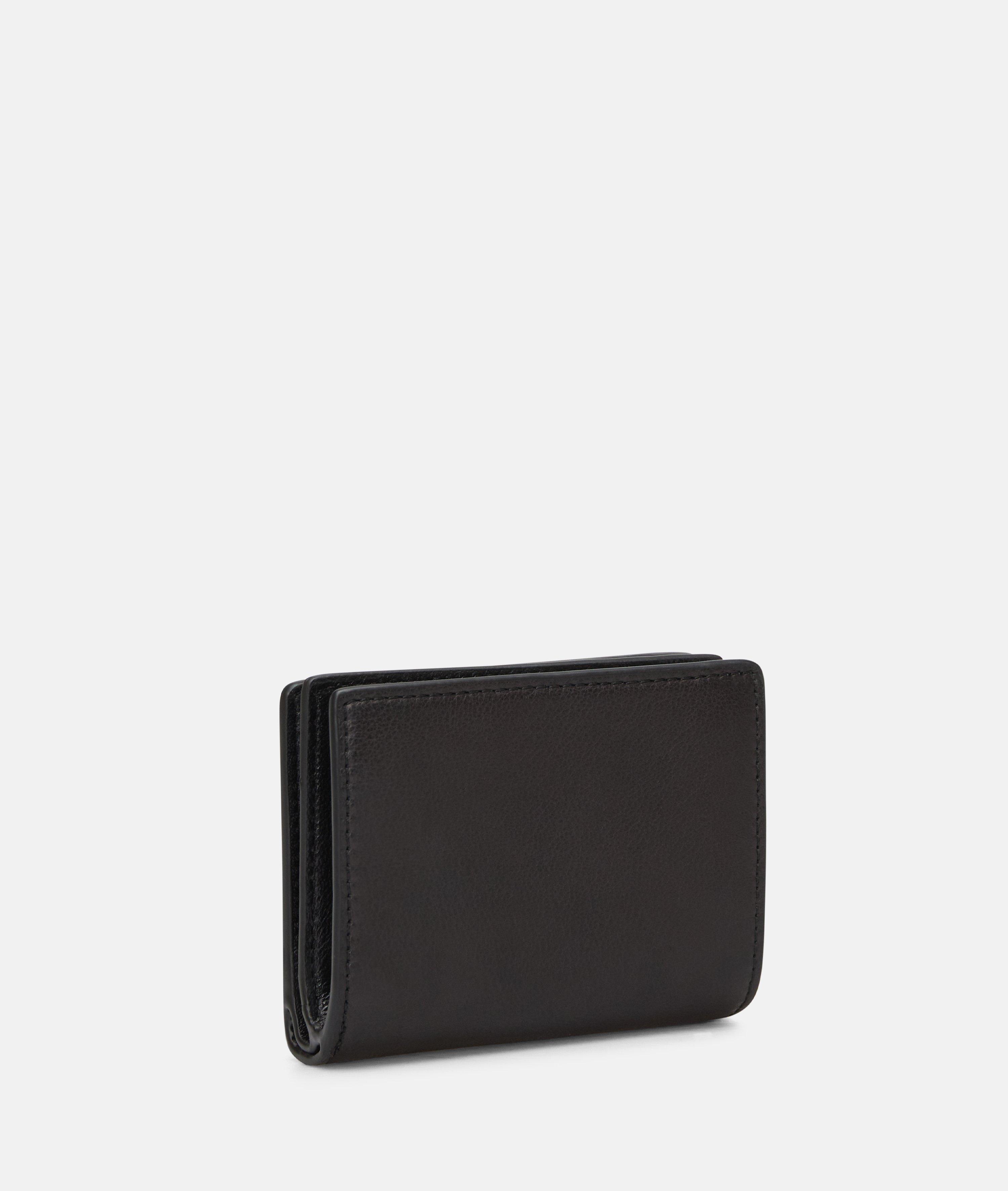 Wallet in black & blue