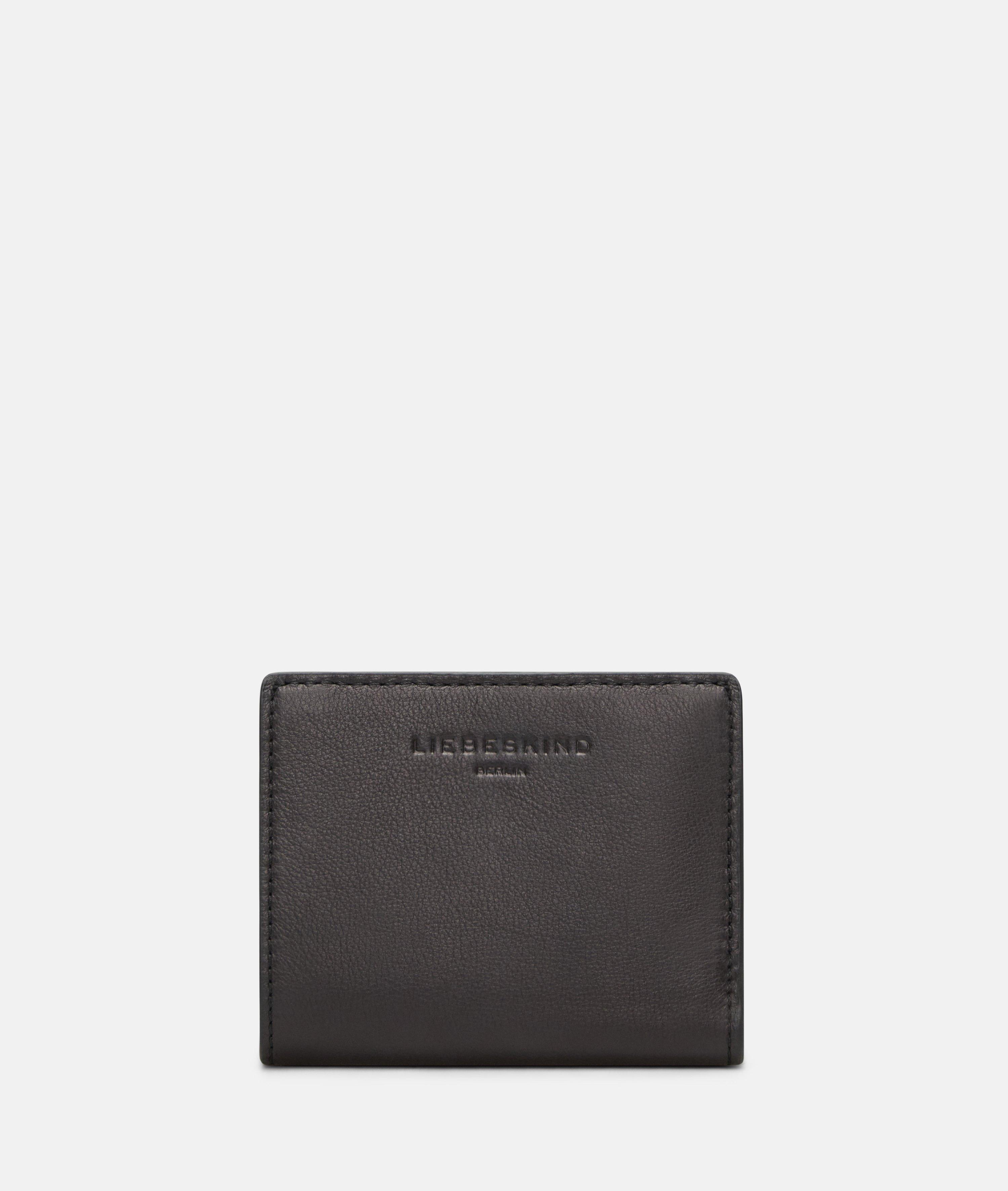 Wallet in black & blue
