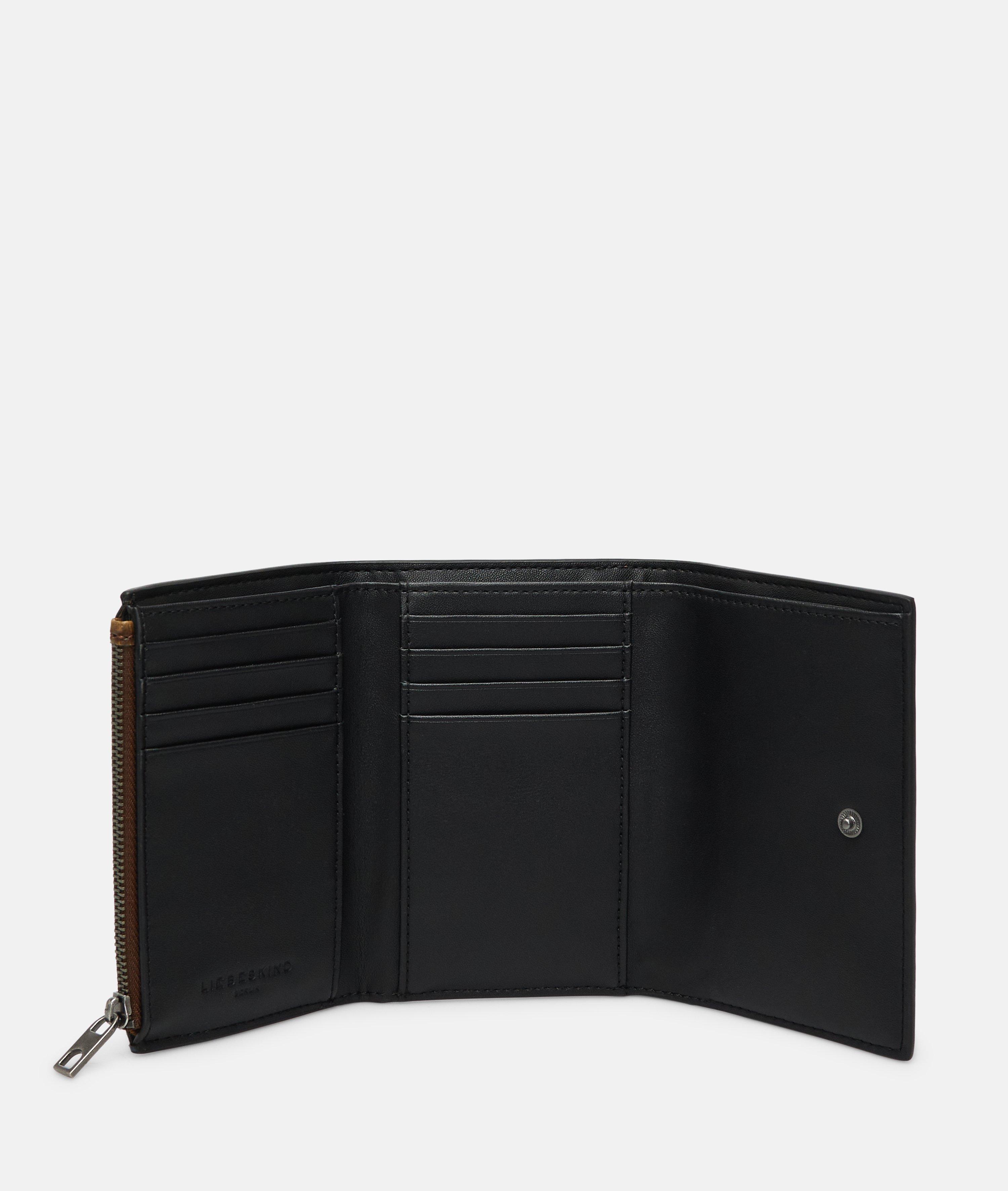 Portefeuille en brun & noir