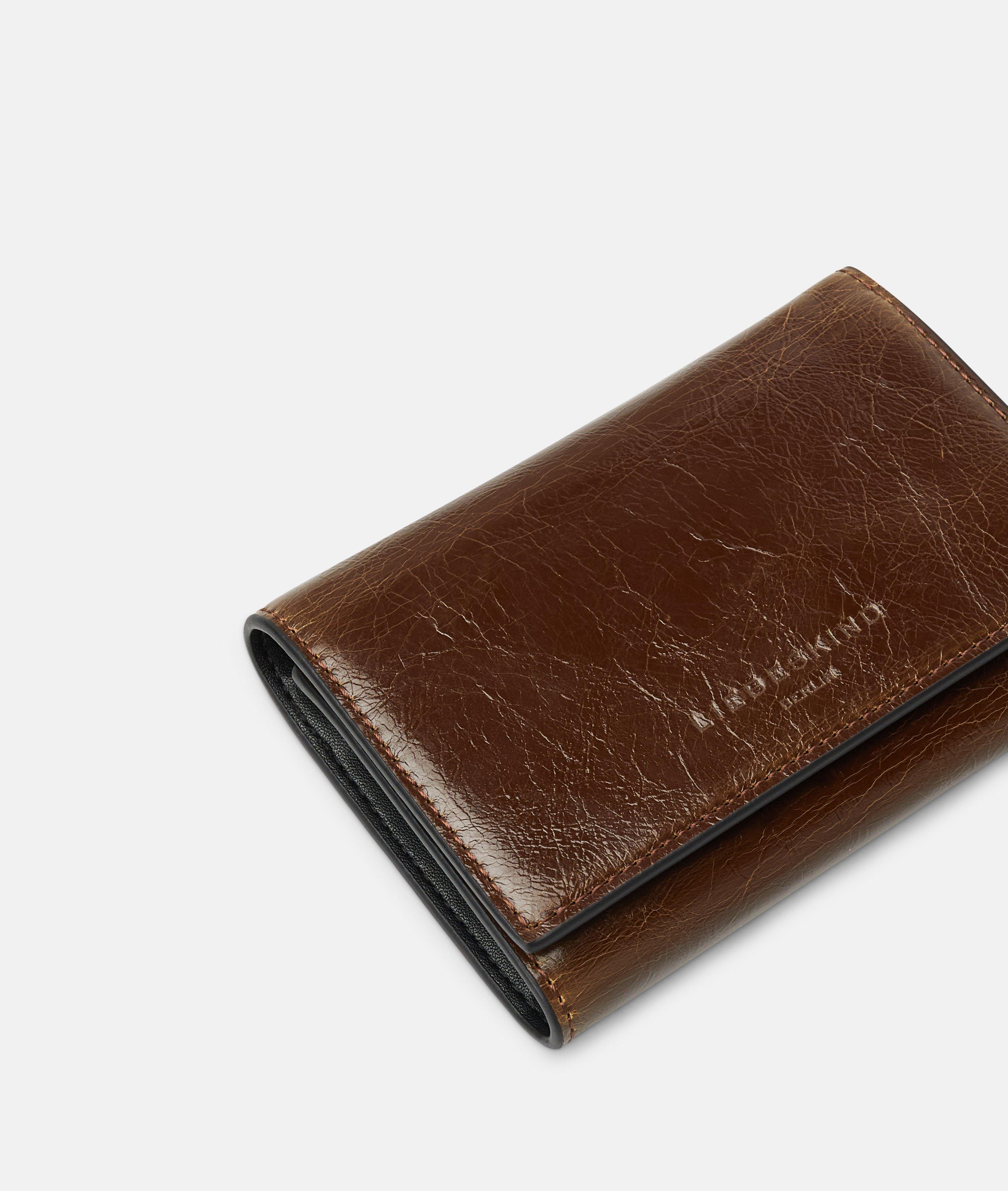 Portefeuille en brun & noir