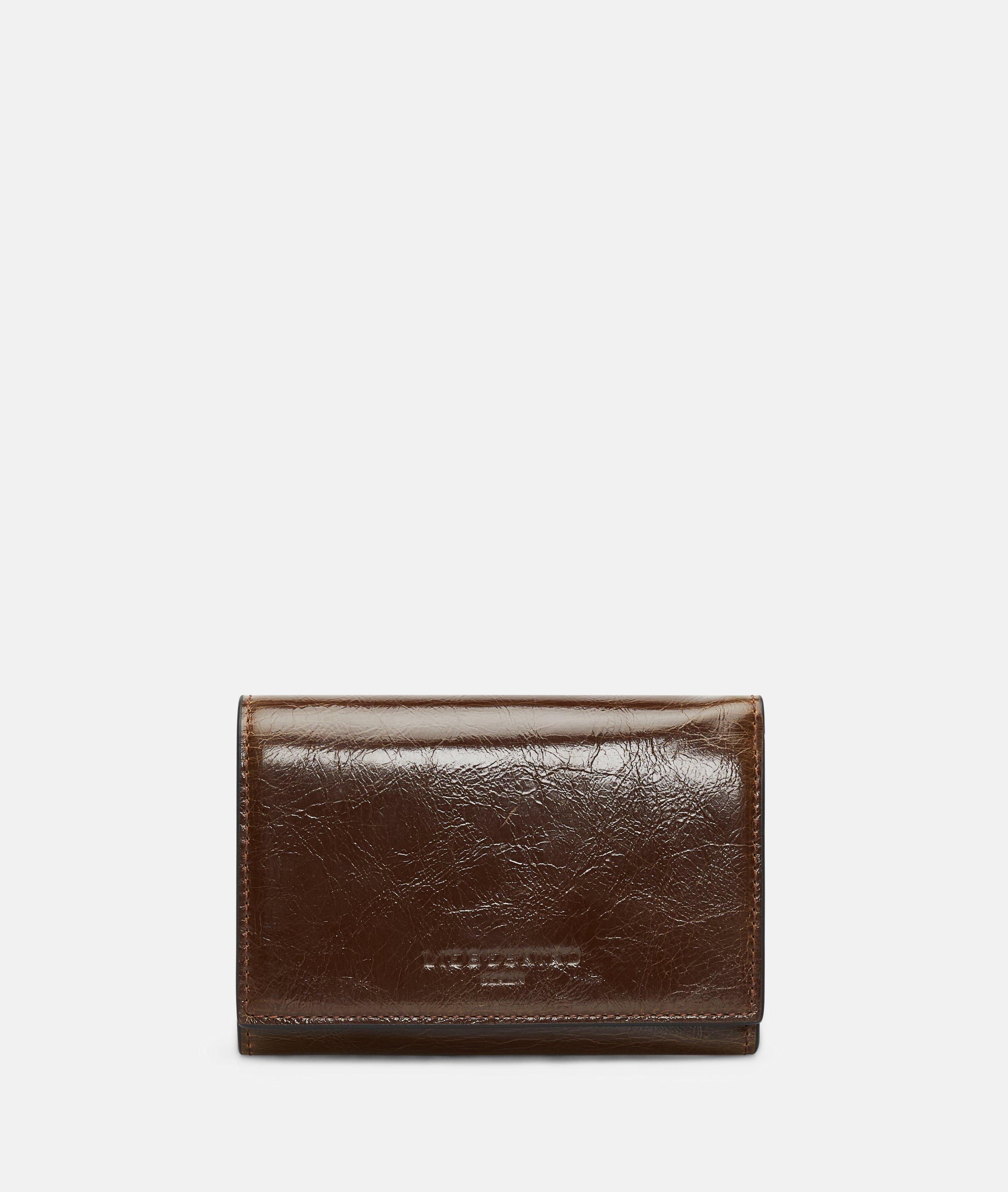 Portefeuille en brun & noir