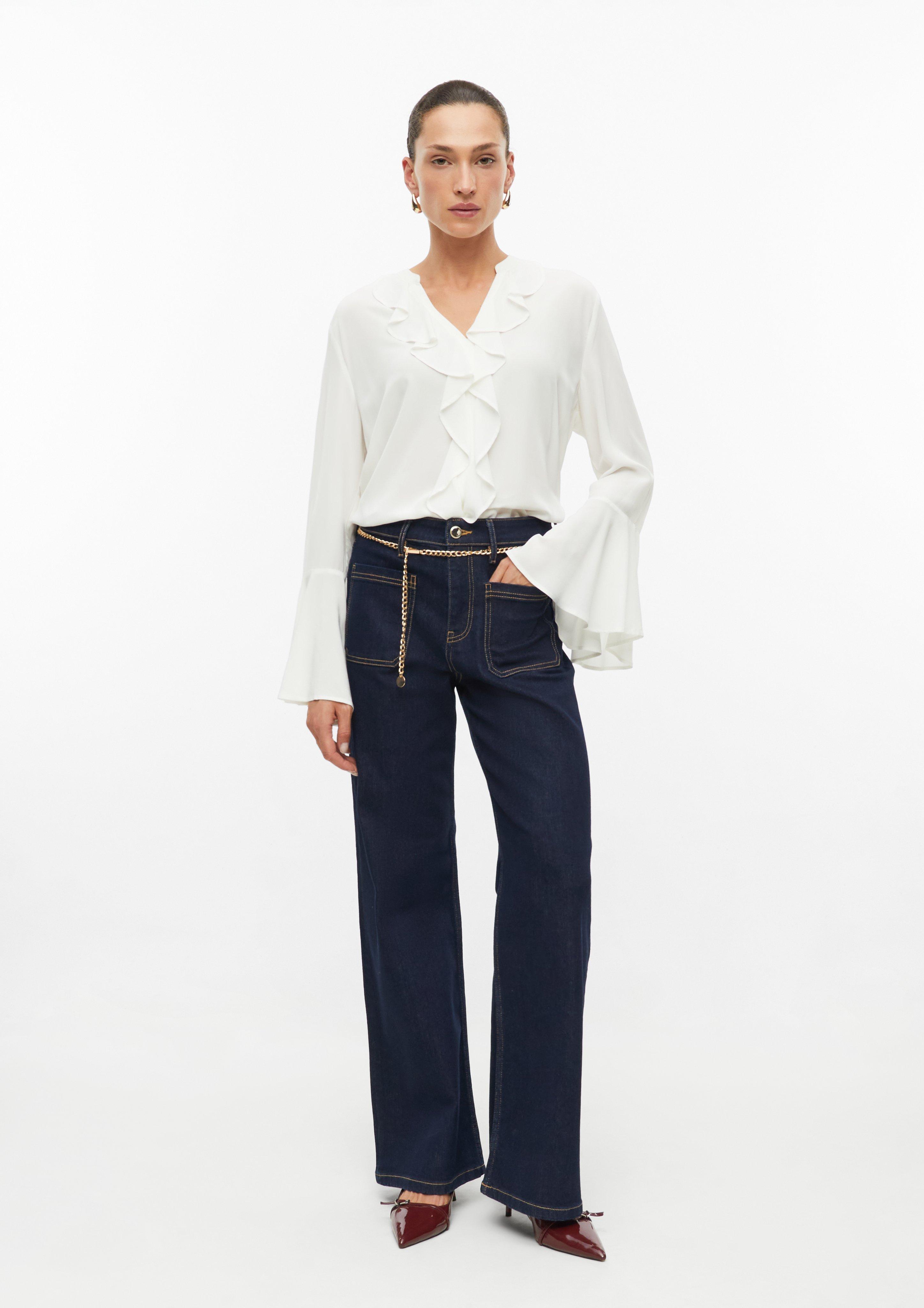Jeans-Hose in Farbe dunkelblau von s.Oliver BLACK LABEL