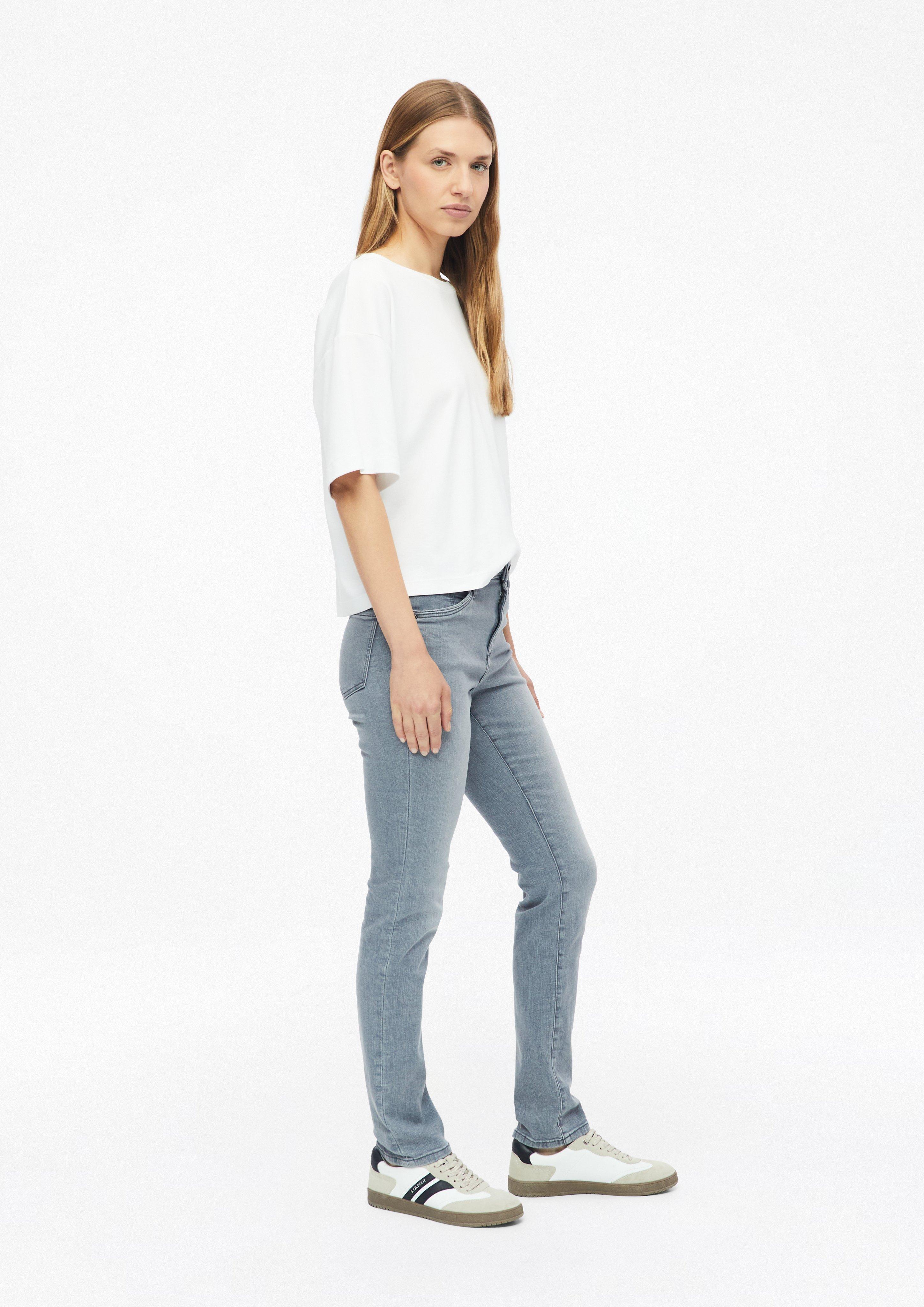 Damen Jeans Betsy / Slim Fit / Mid Rise / Slim Leg in grau von s.Oliver