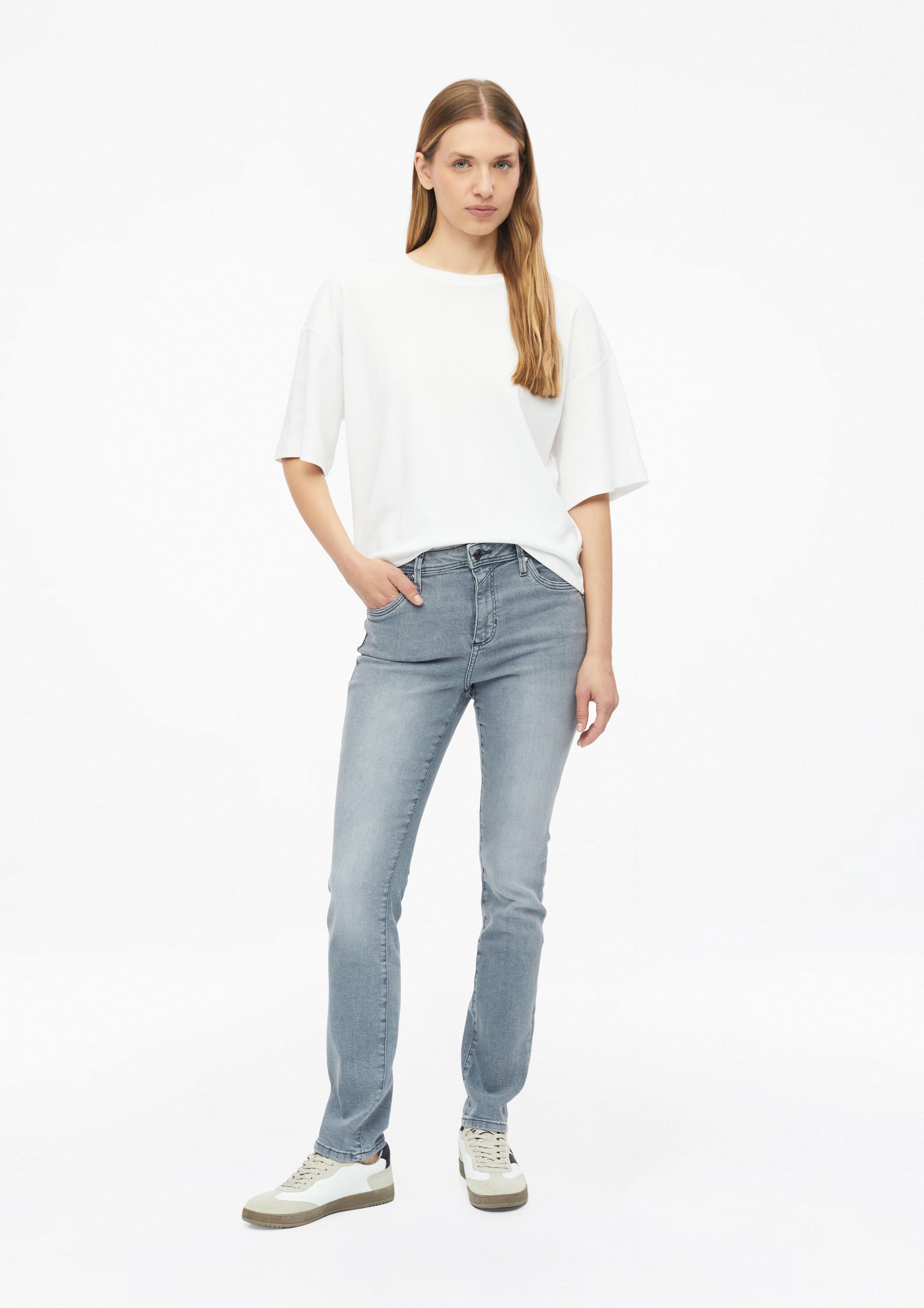 Damen Jeans Betsy / Slim Fit / Mid Rise / Slim Leg in grau von s.Oliver