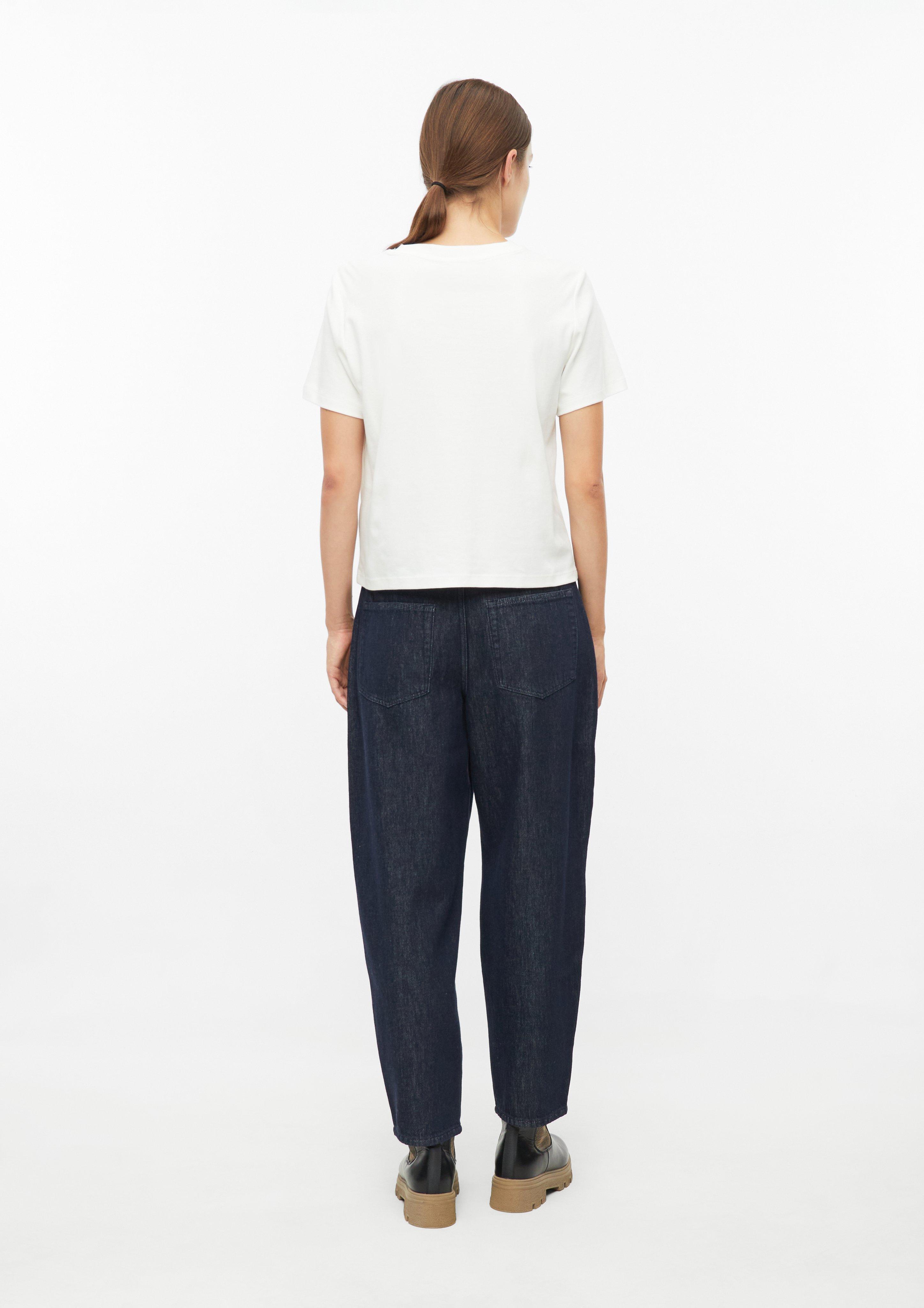 Damen Ankle Jeans / Regular Fit / High Rise / Barrel Leg / Non-Stretch in blau von s.Oliver