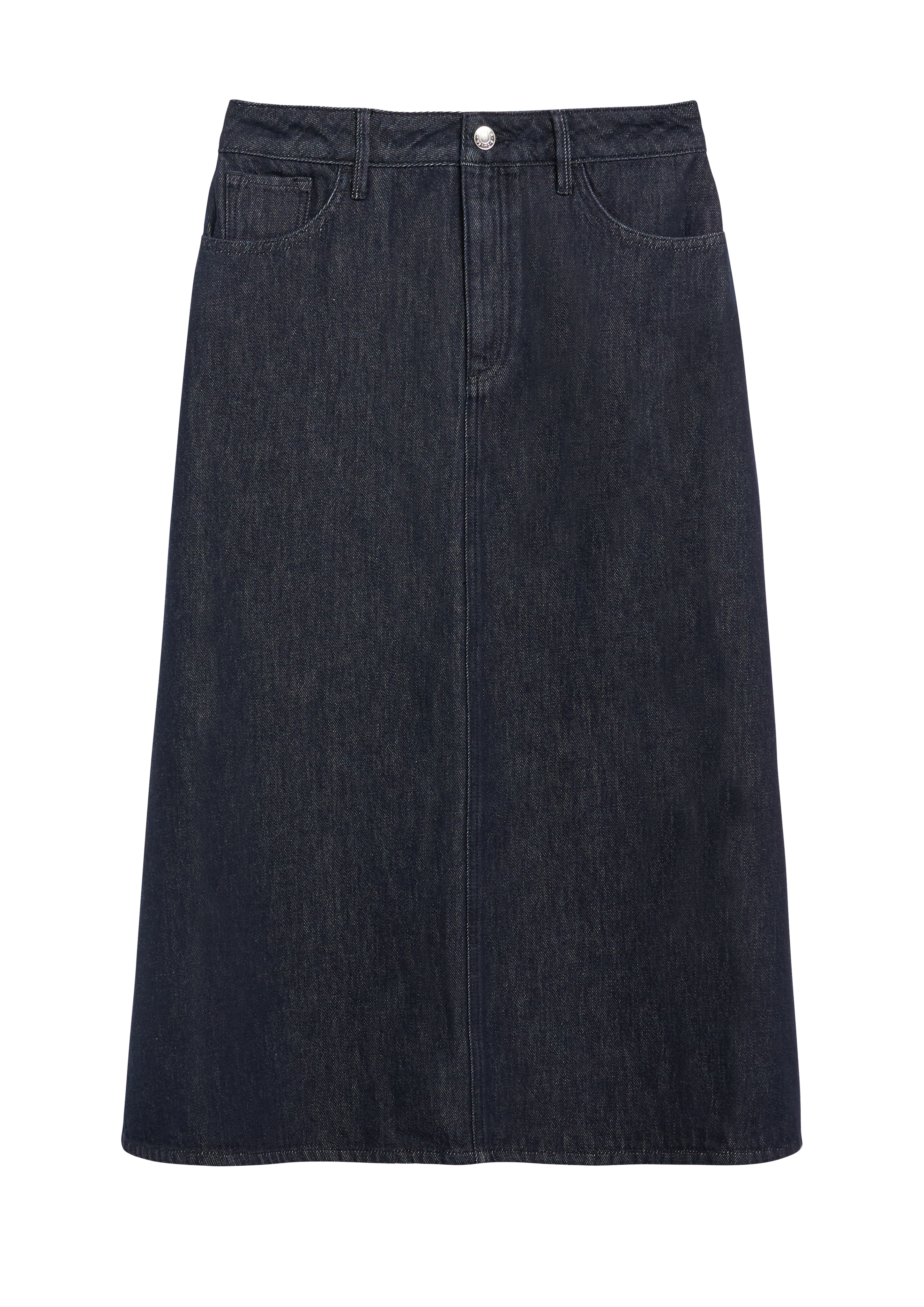 Midi-denimrok in A-lijn
