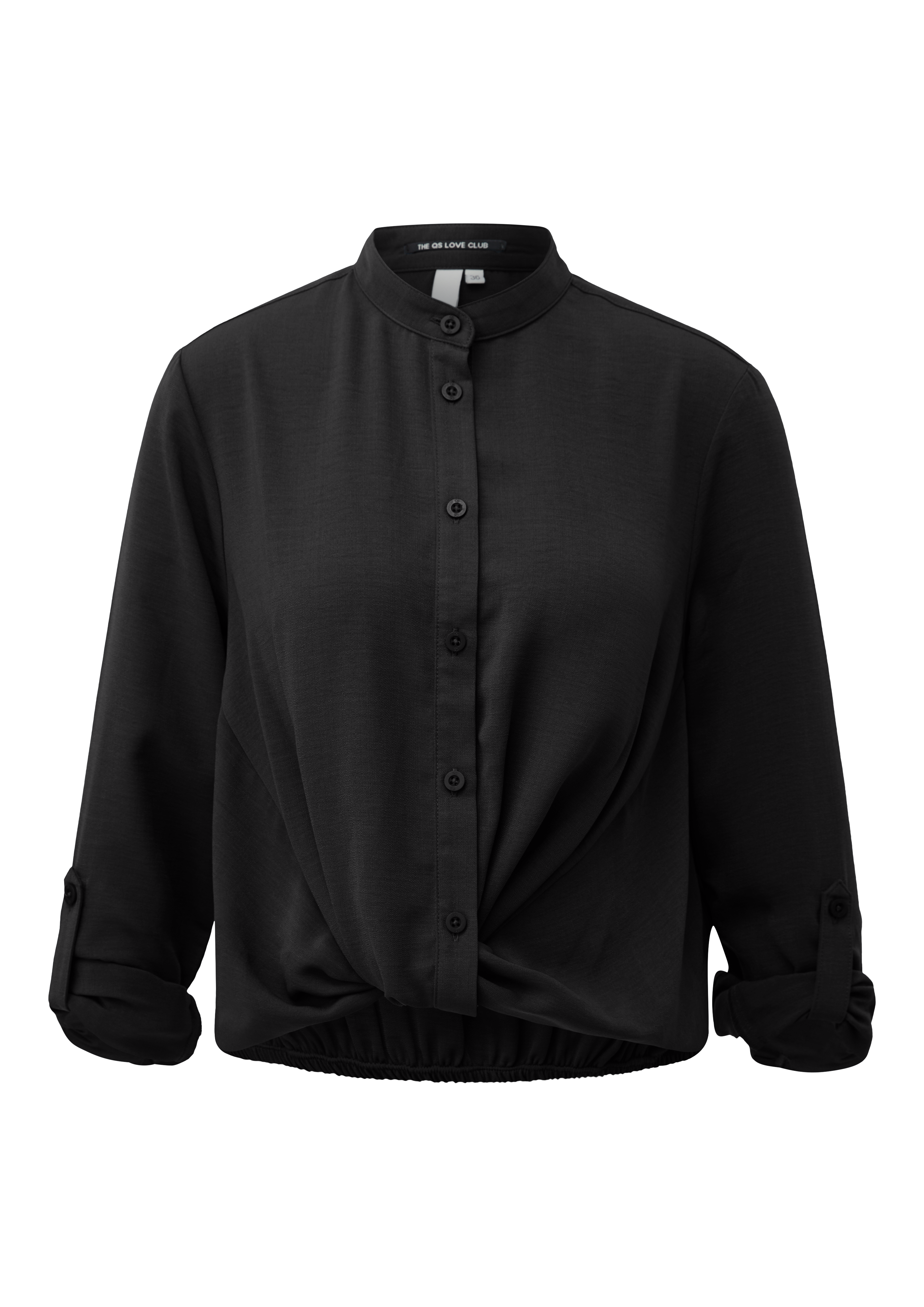 Bluse mit fixiertem Knotendetail