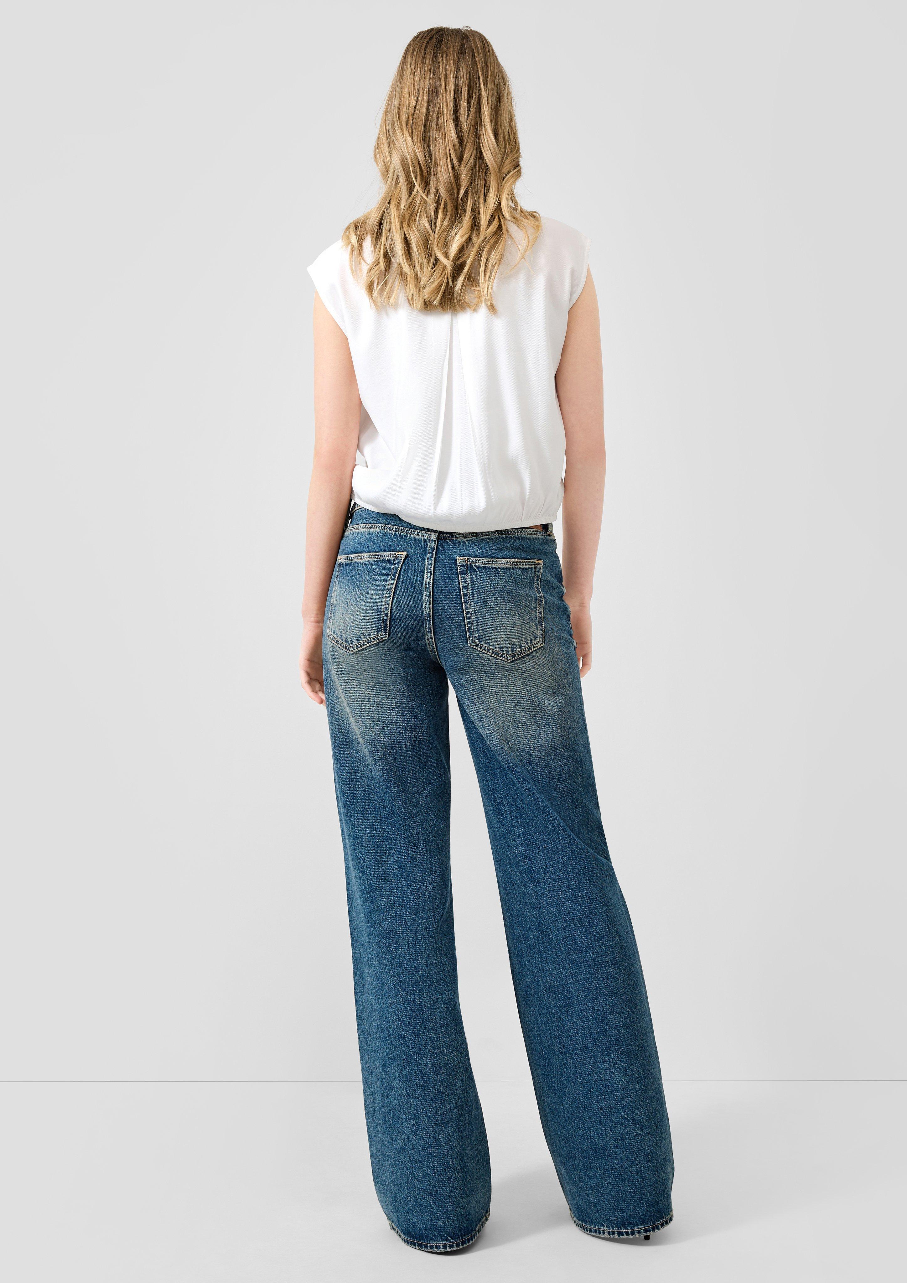 Women Blouse in white by QS