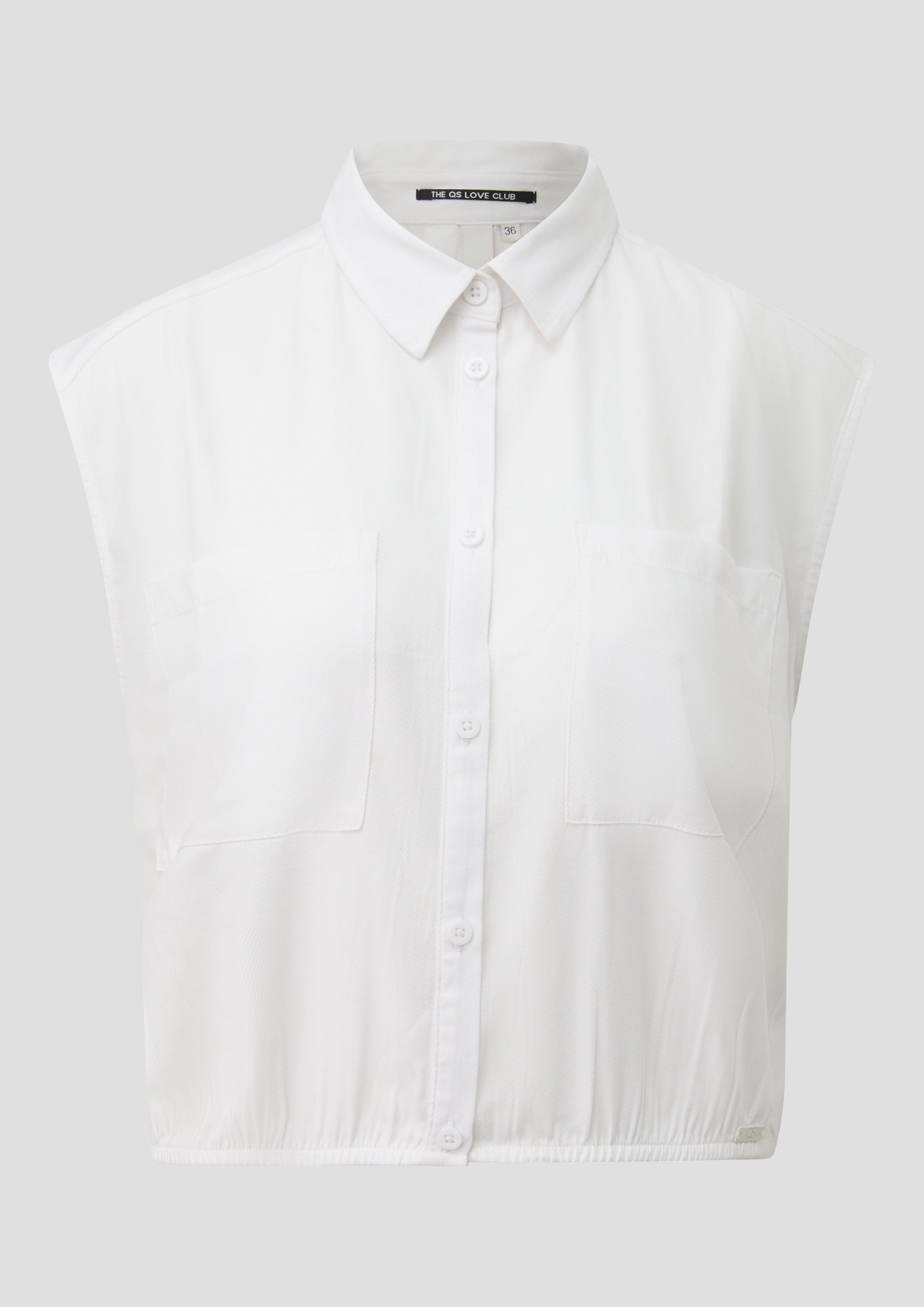Women Blouse in white by QS