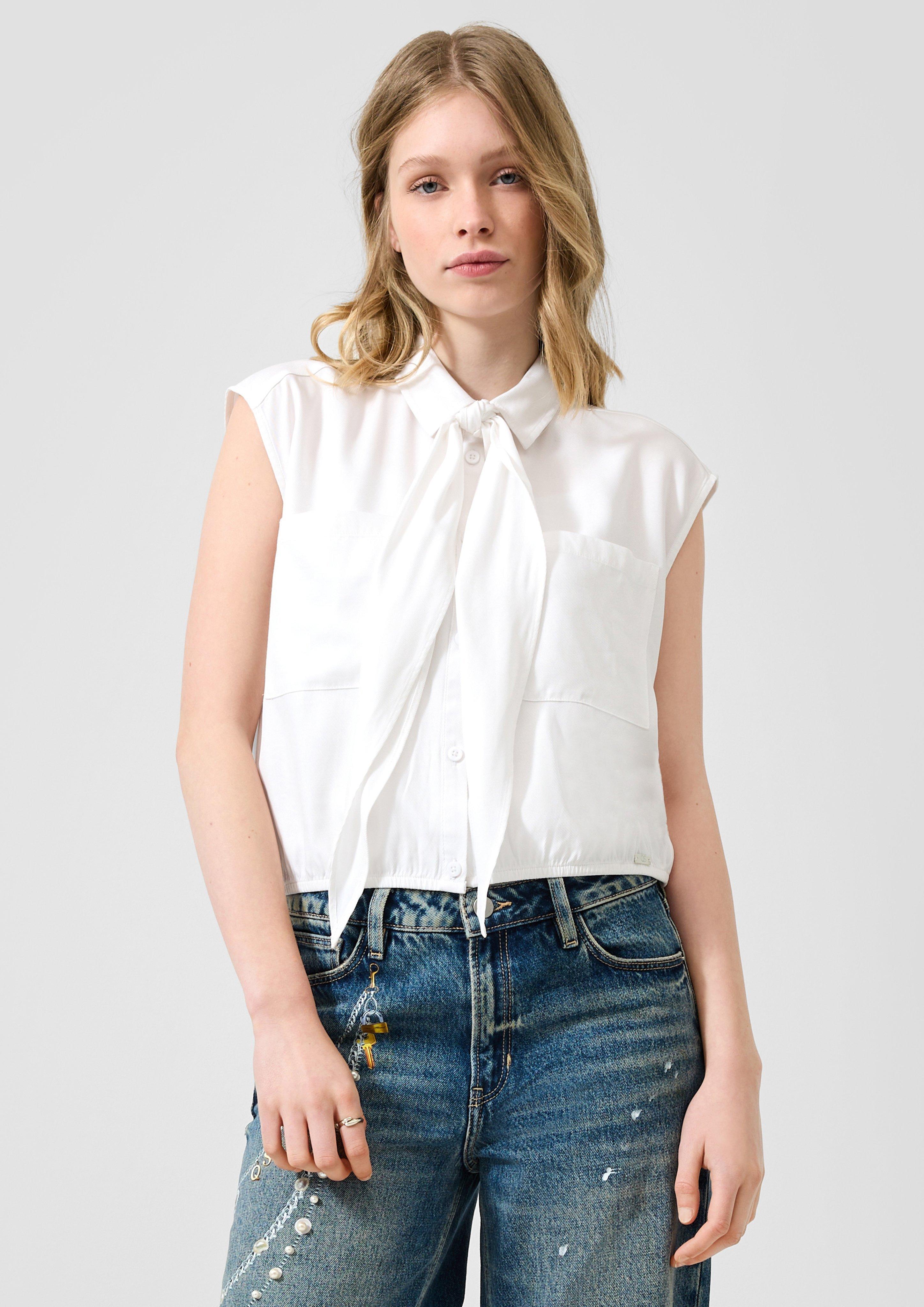 Women Blouse in white by QS