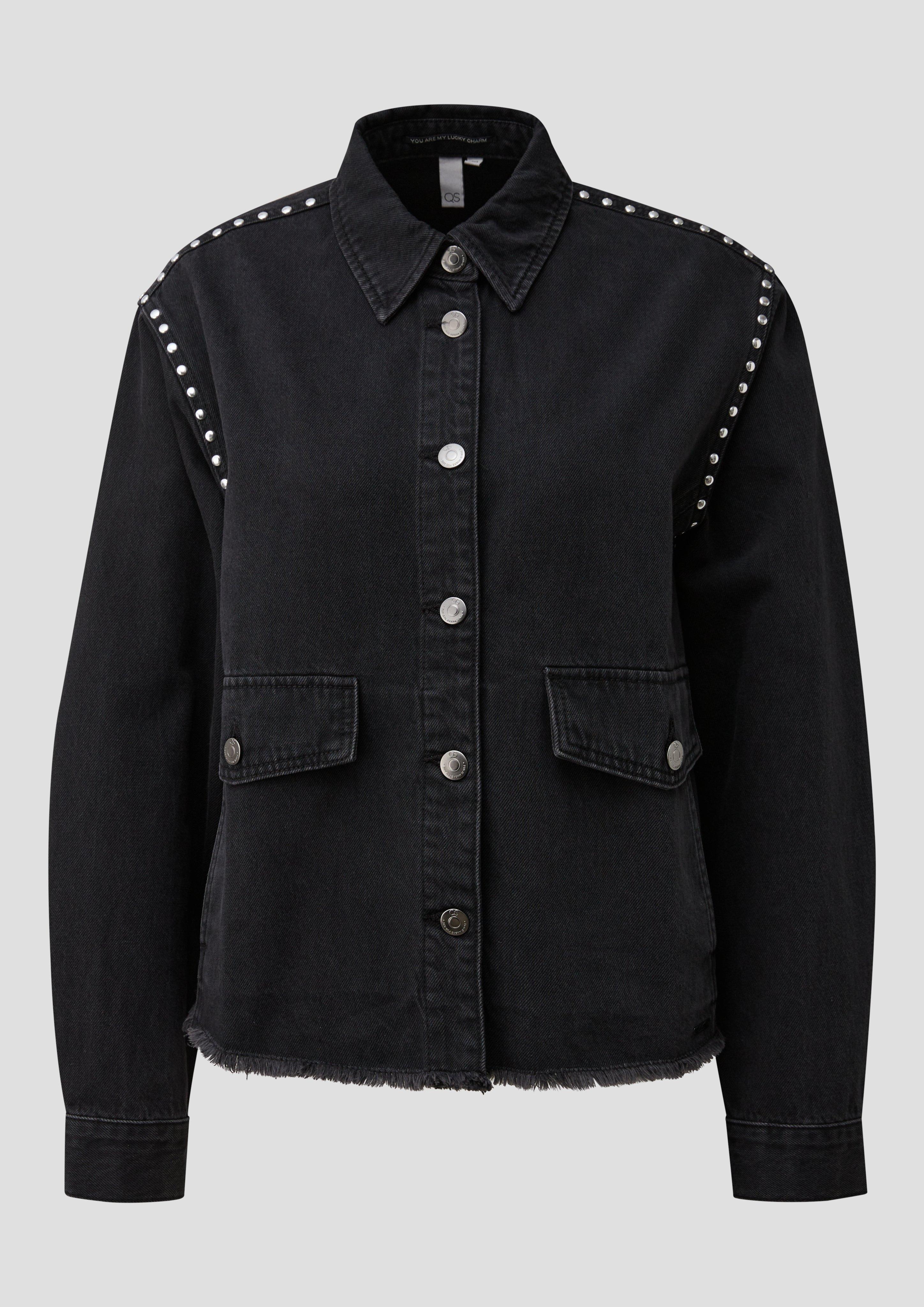 Women Blouse in black by QS