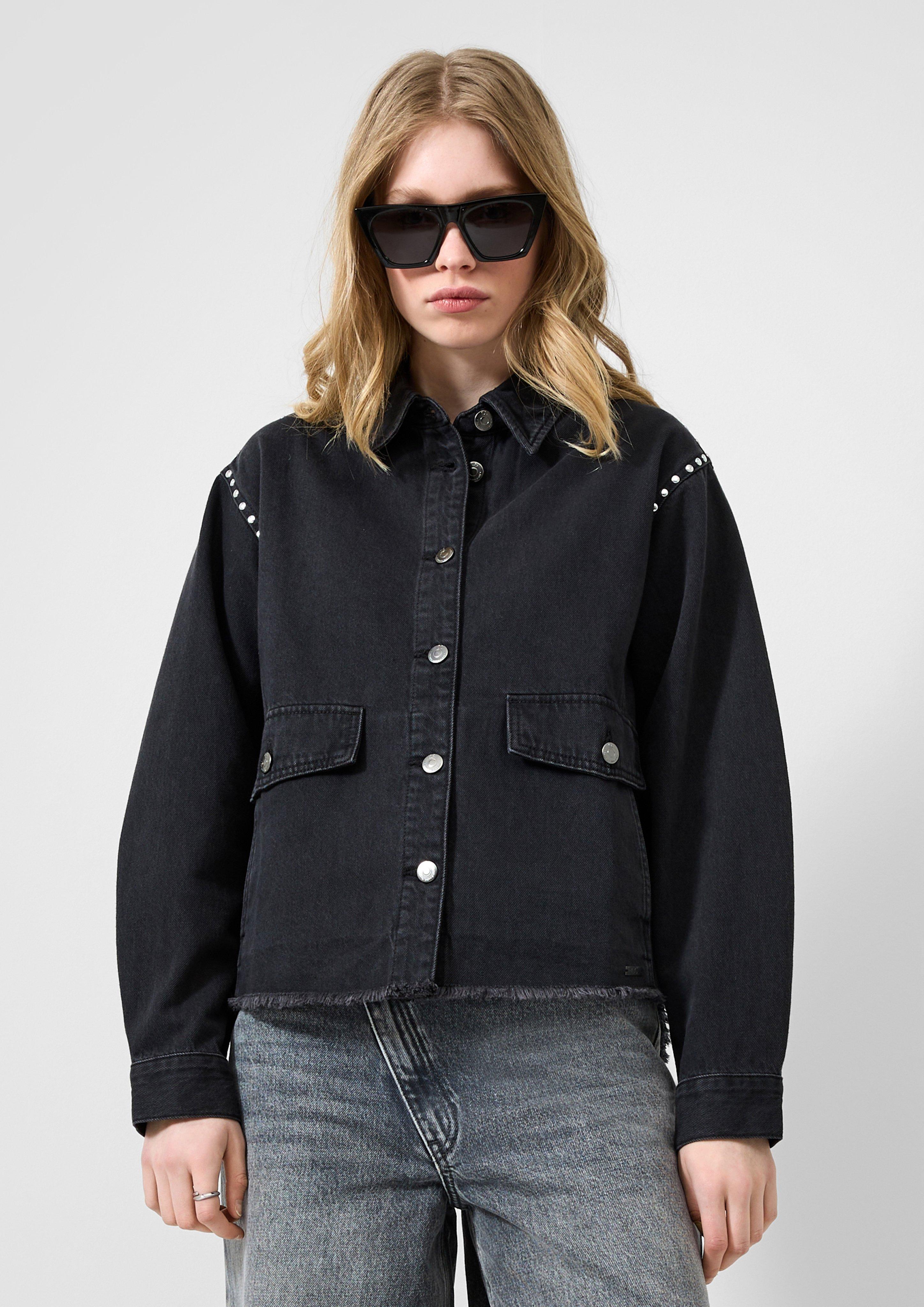 Women Blouse in black by QS
