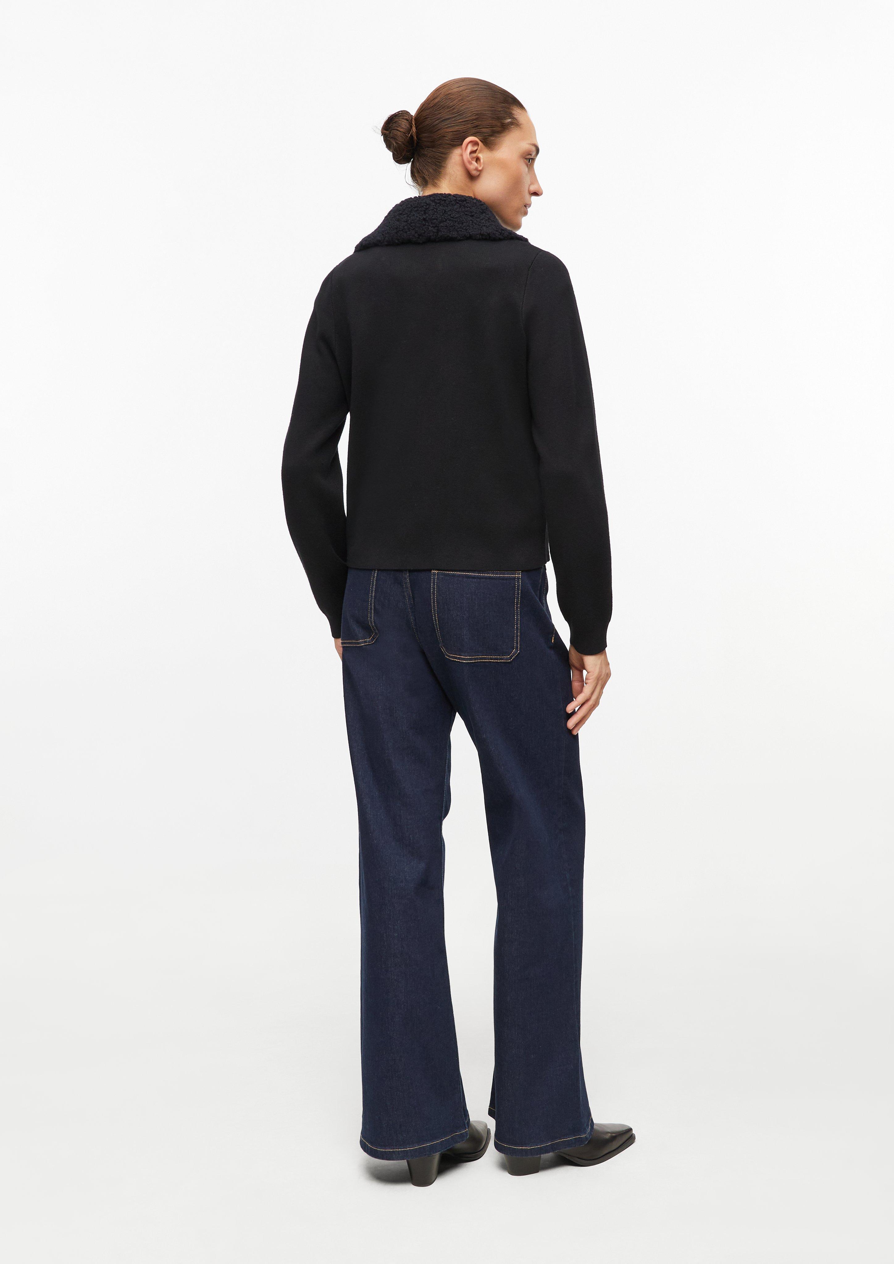 Femmes Veste en tricot en noir de s.Oliver BLACK LABEL