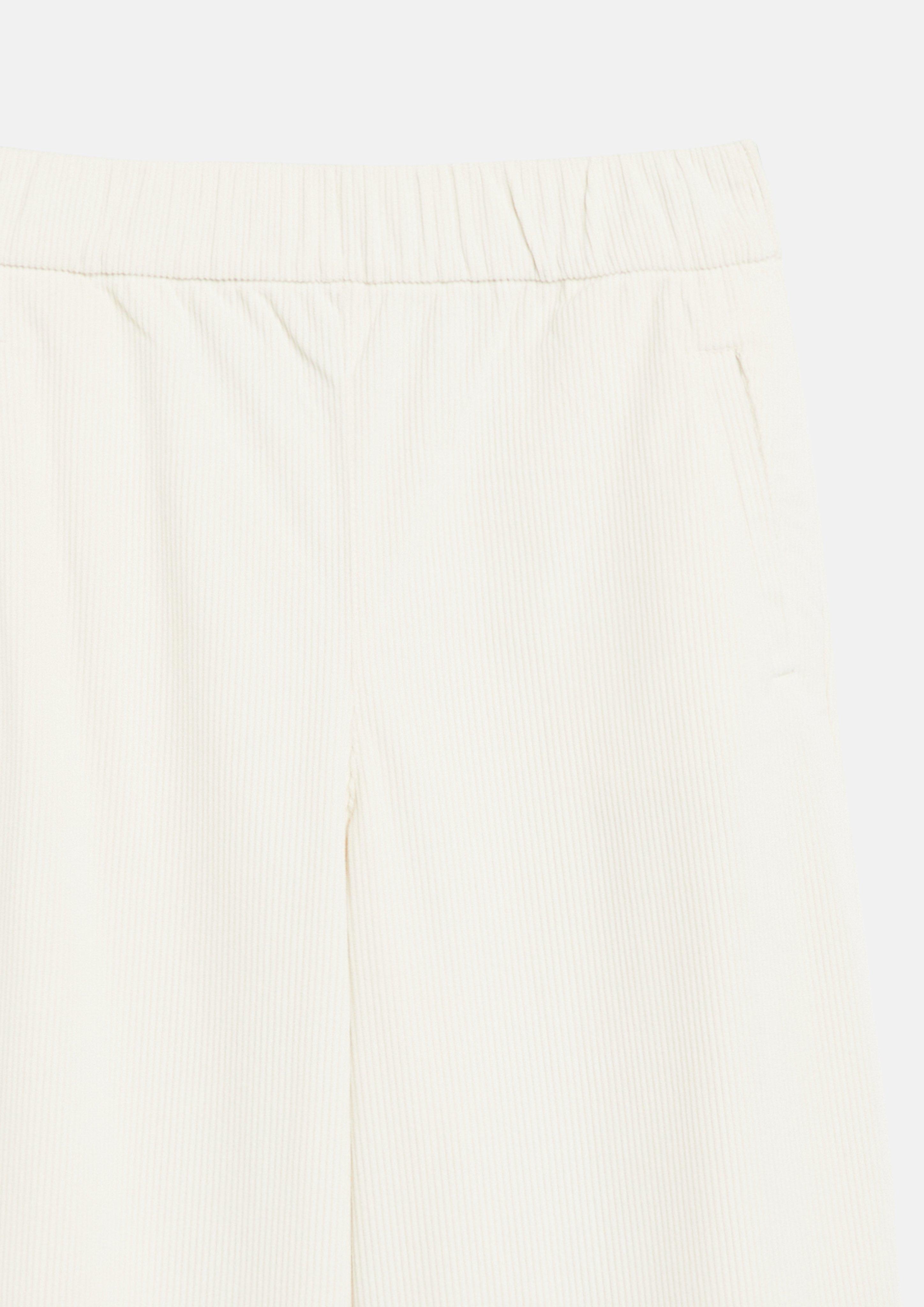 Damen Weiche Cordhose mit Barrel Leg in creme von s.Oliver