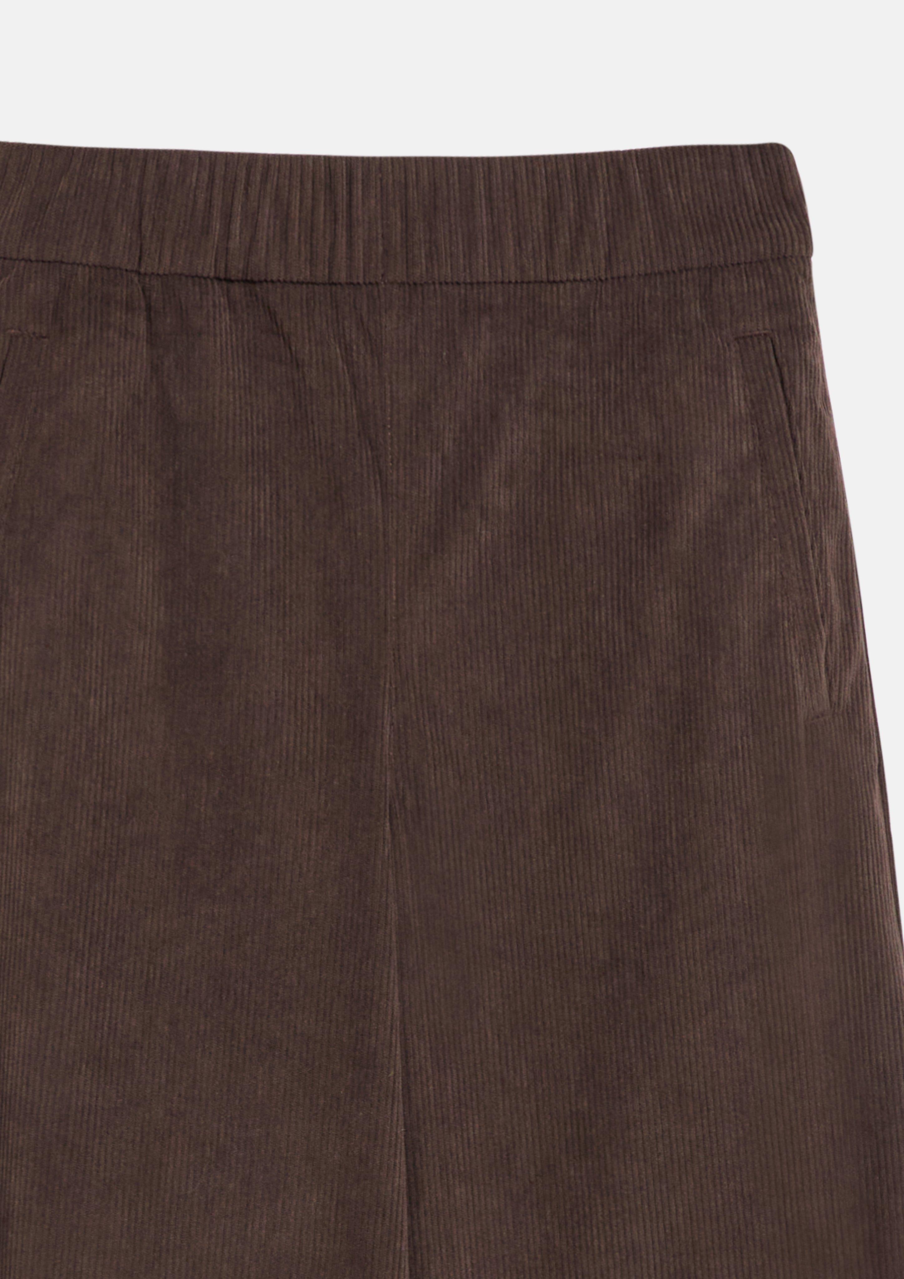 Damen Weiche Cordhose mit Barrel Leg in braun von s.Oliver