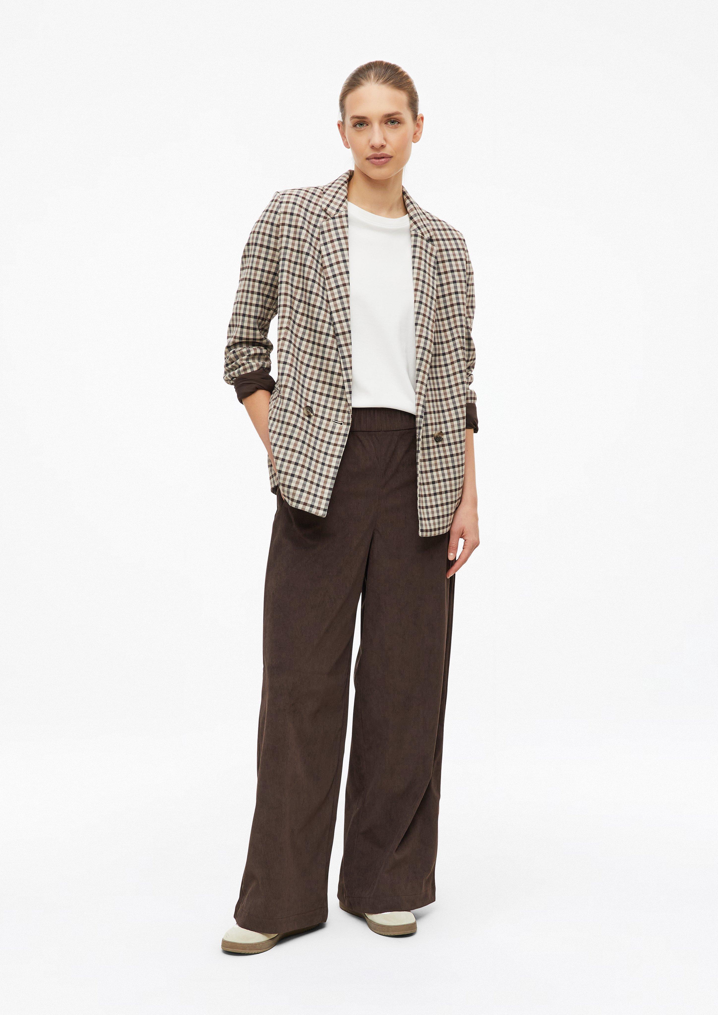 Damen Weiche Cordhose mit Barrel Leg in braun von s.Oliver