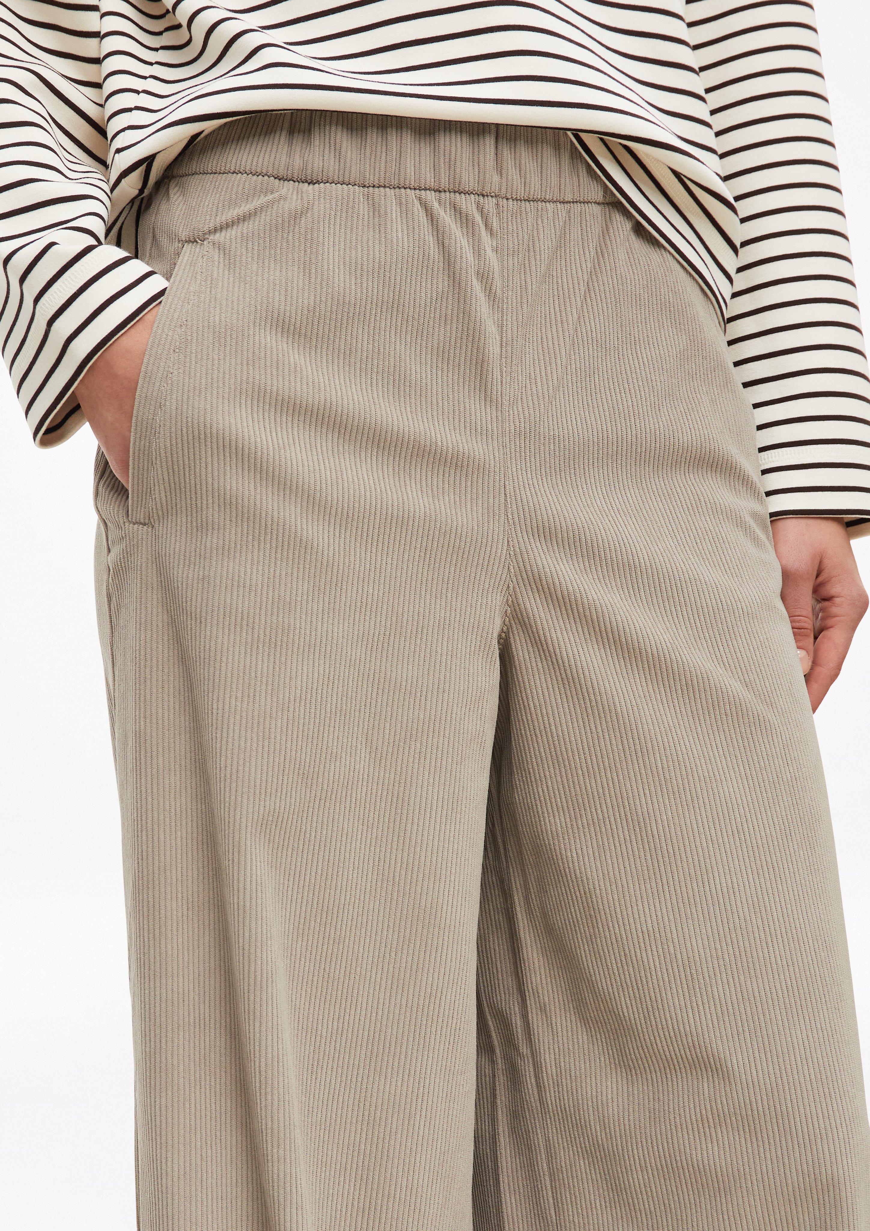 Damen Weiche Cordhose mit Barrel Leg in braun von s.Oliver