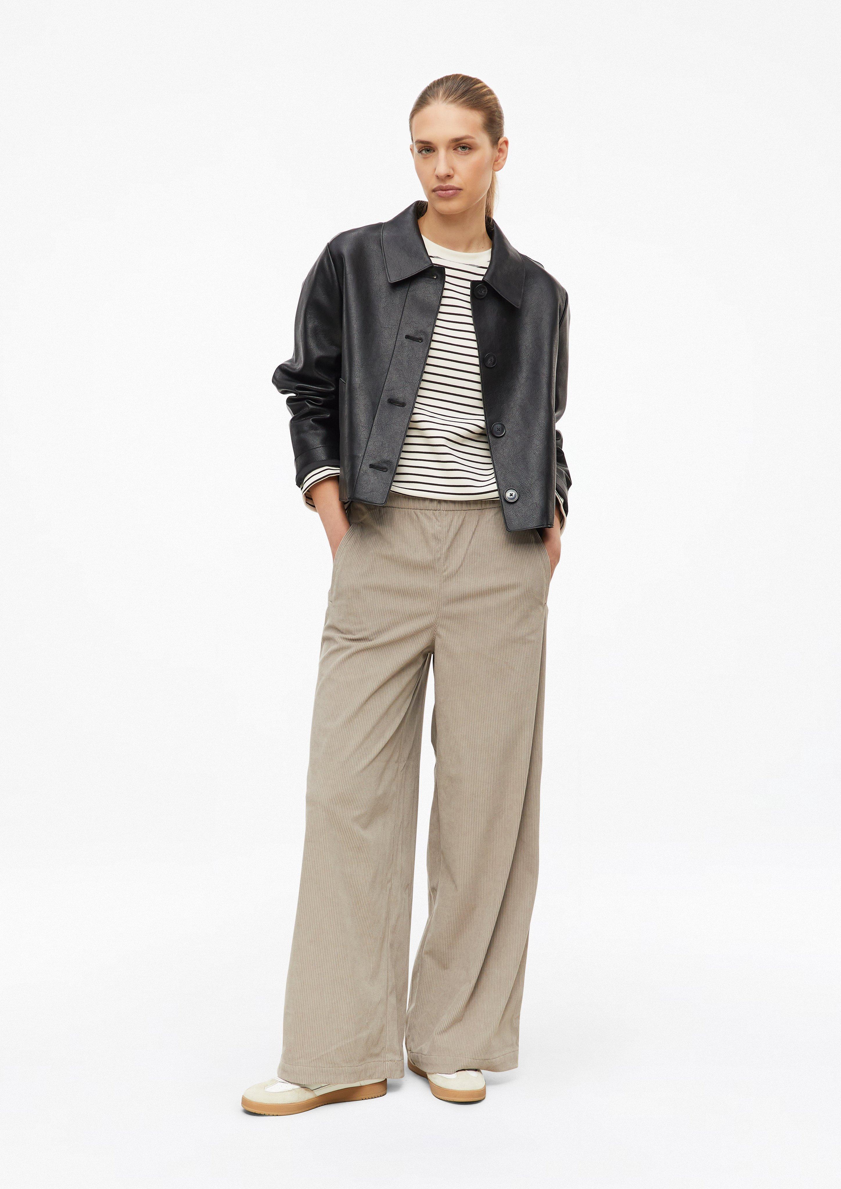 Damen Weiche Cordhose mit Barrel Leg in braun von s.Oliver