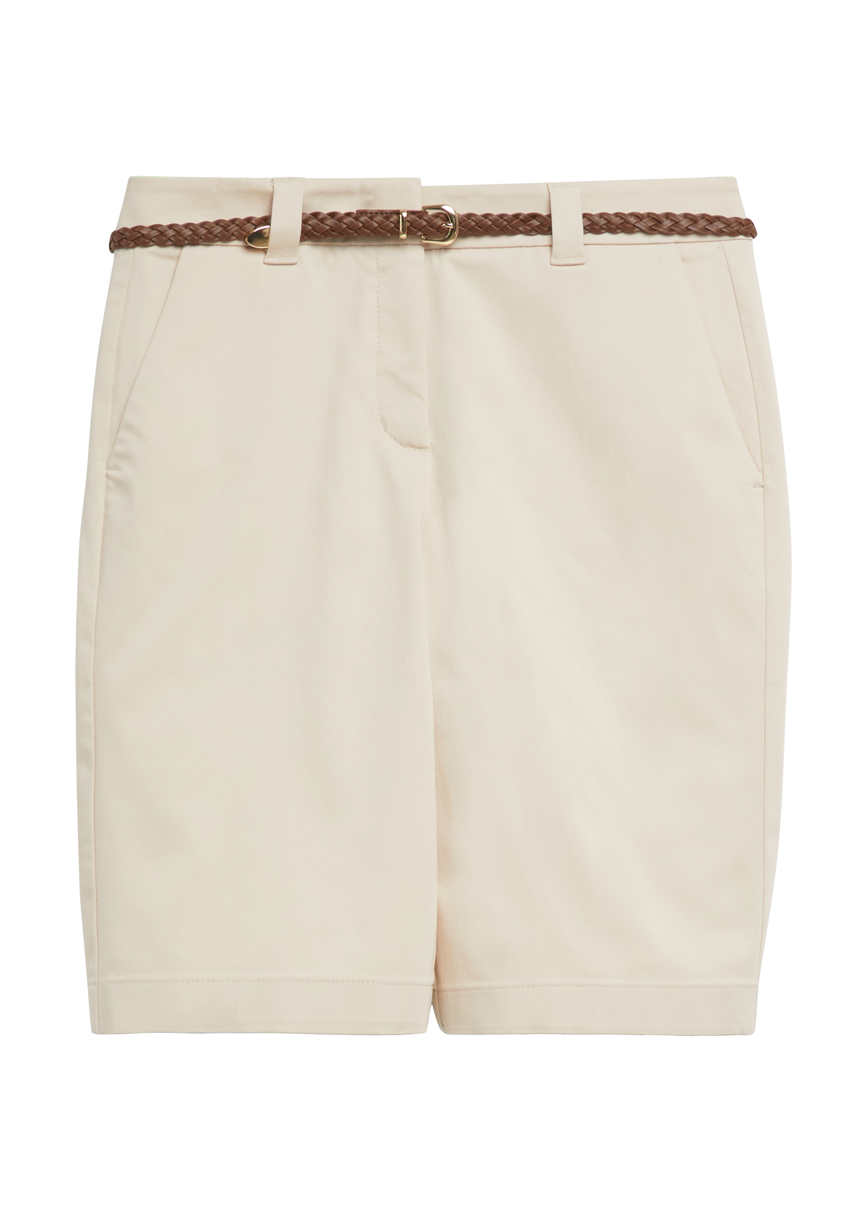 Bermuda mit Flechtgürtel in  von COMMA