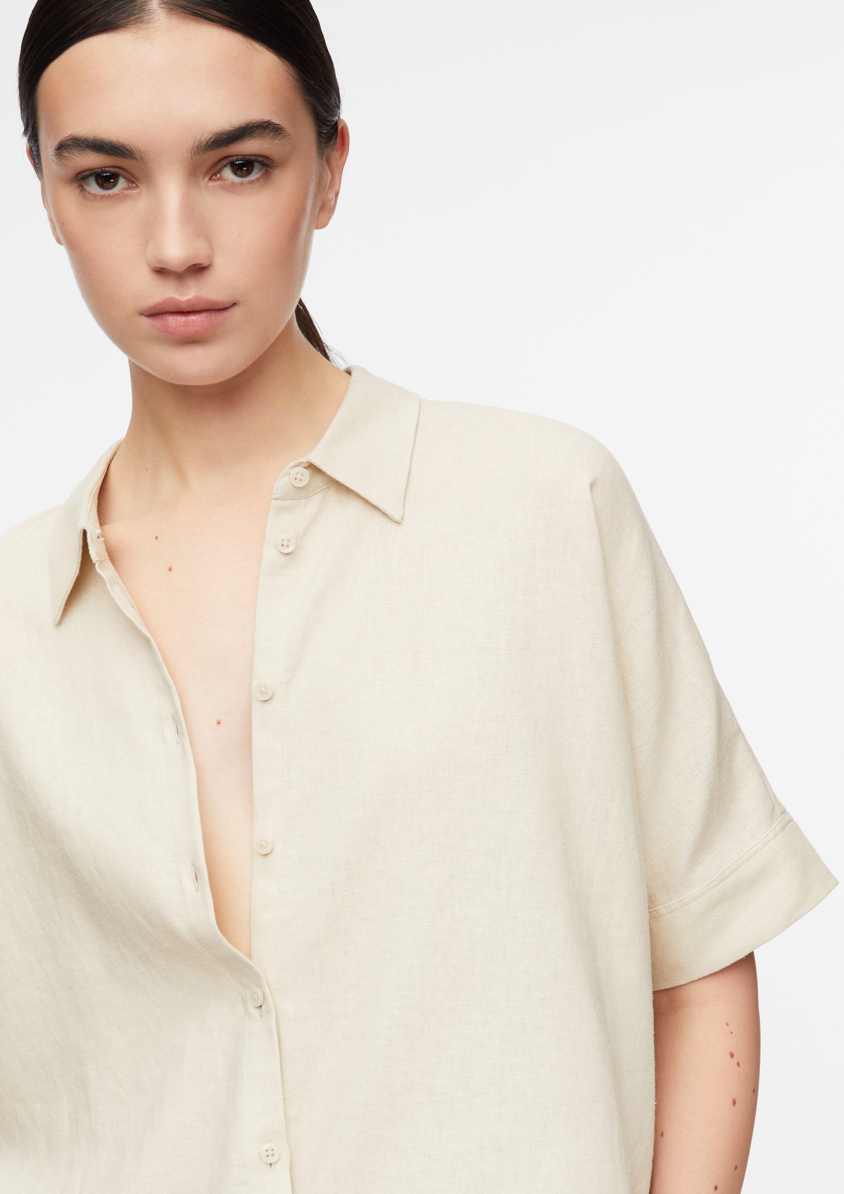 Bluse in beige von COMMA