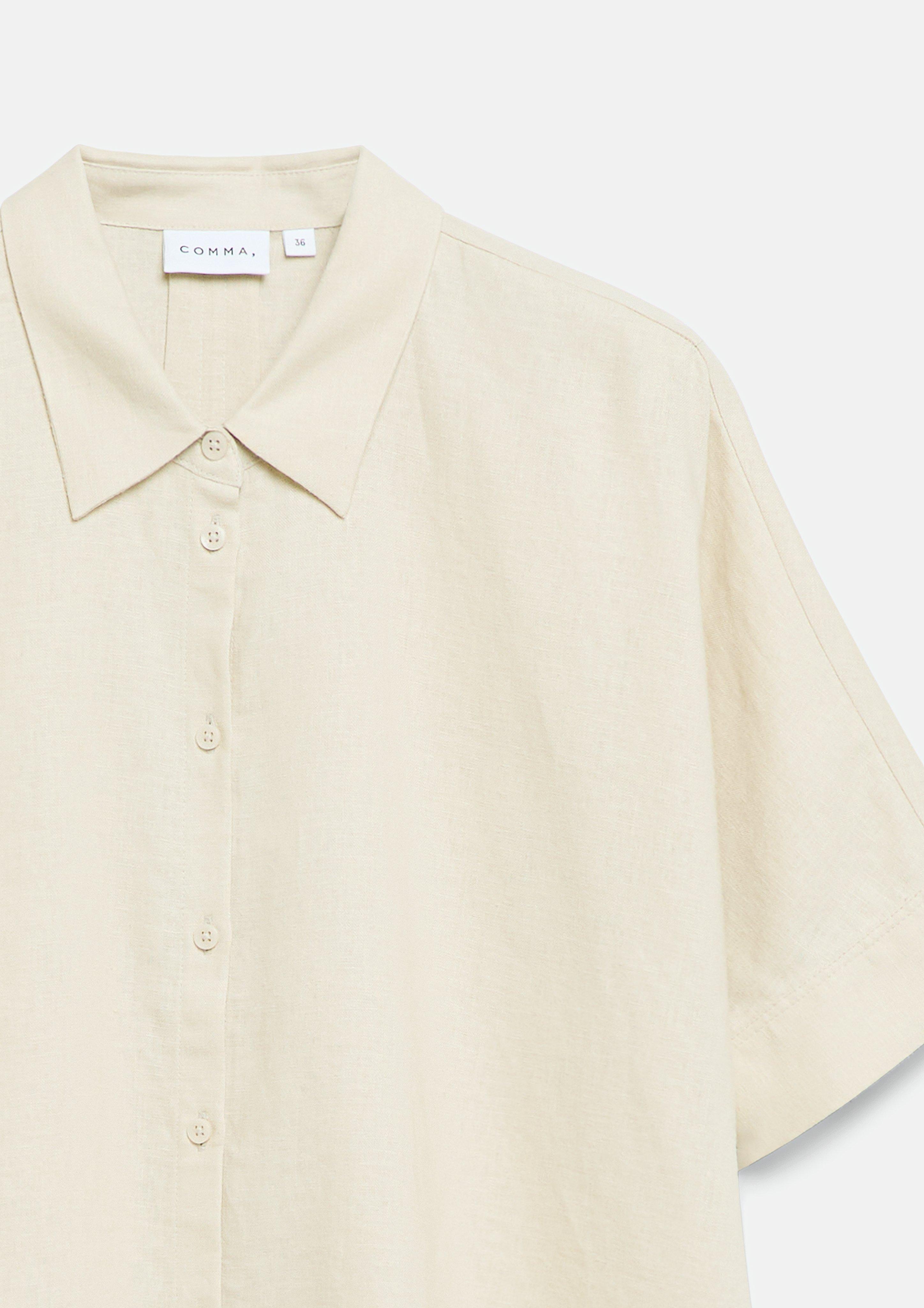 Bluse in beige von COMMA