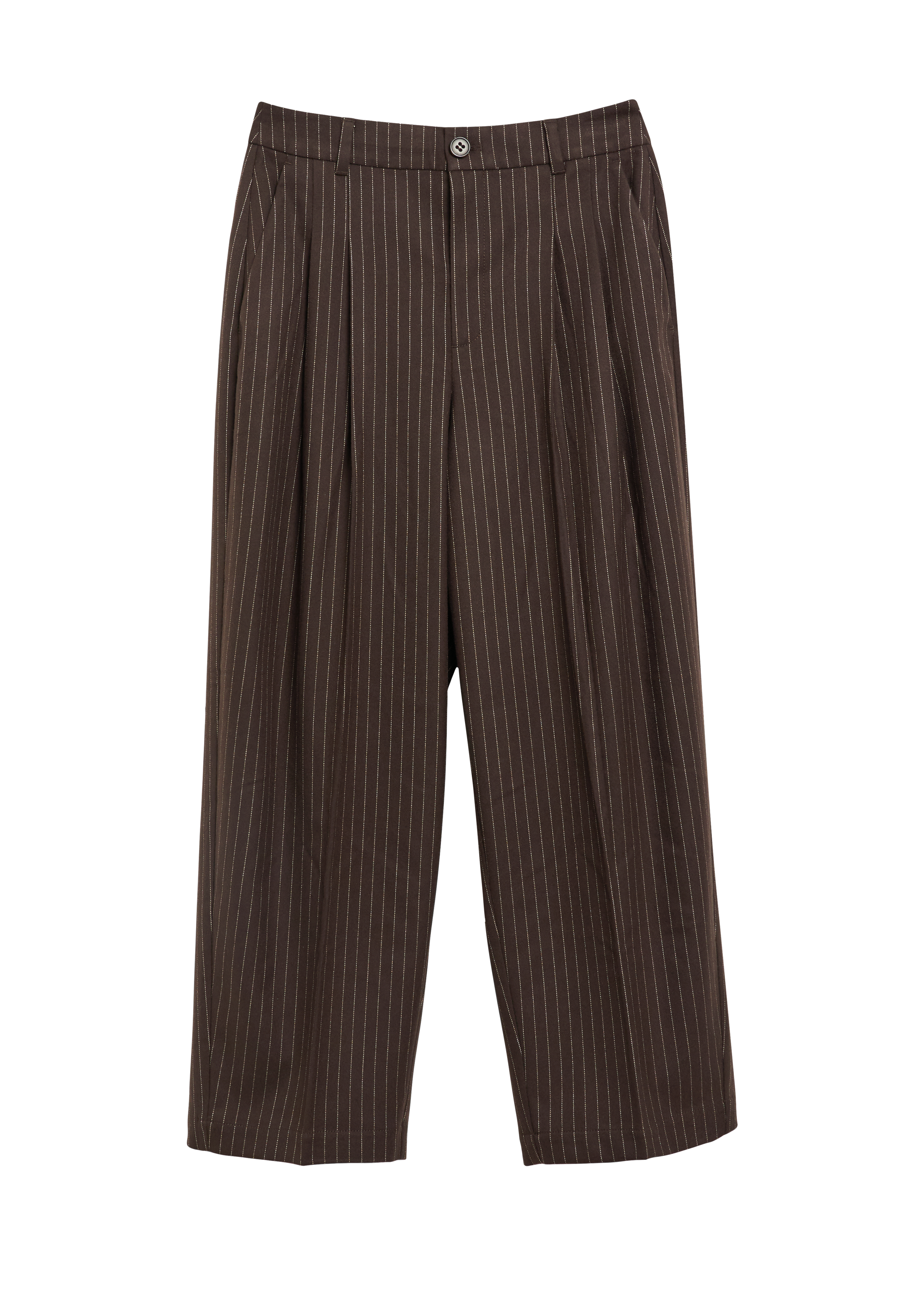 Enkellange broek met wijd uitlopende pijpen