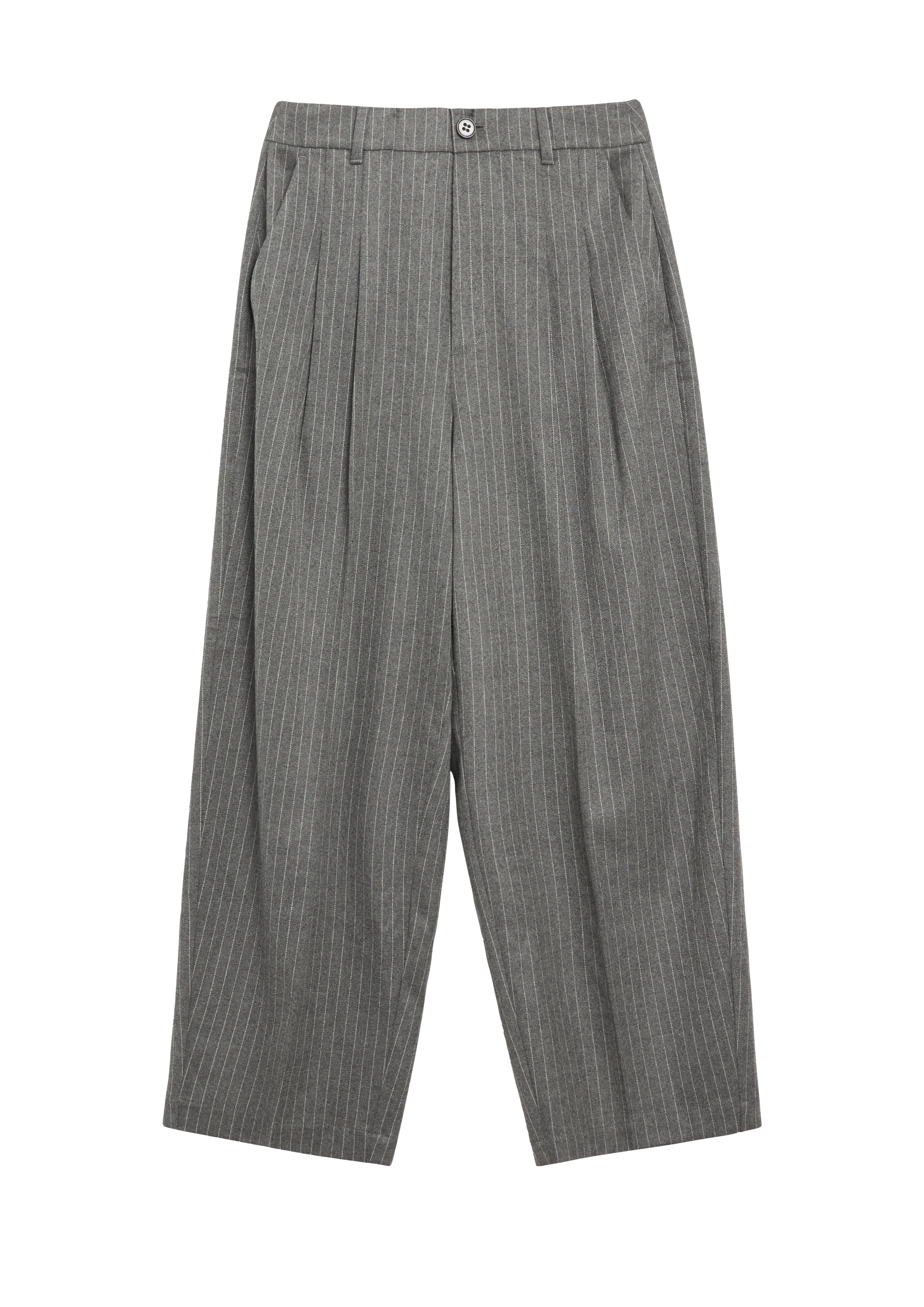 Enkellange broek met wijd uitlopende pijpen