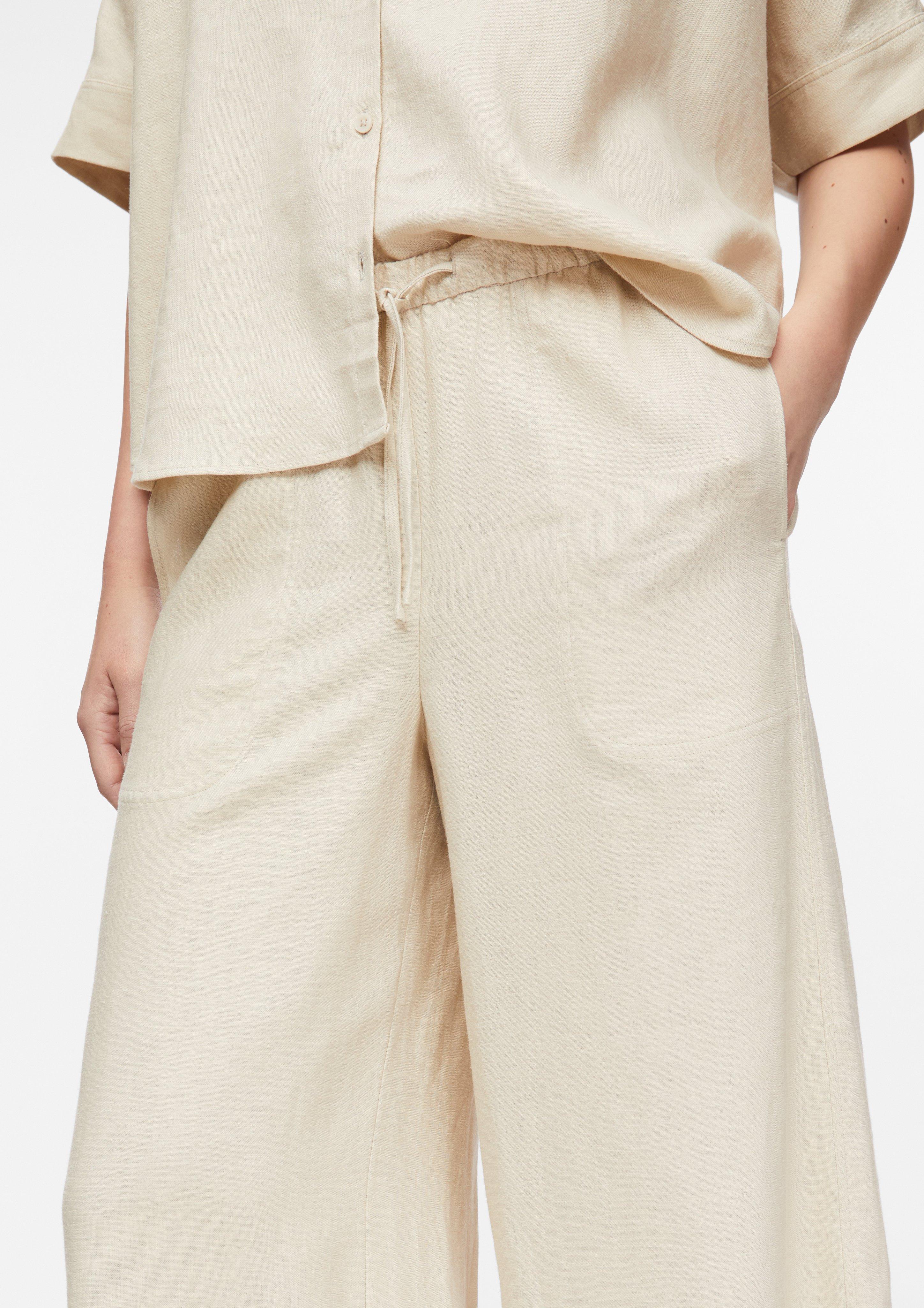 Hose in beige von COMMA