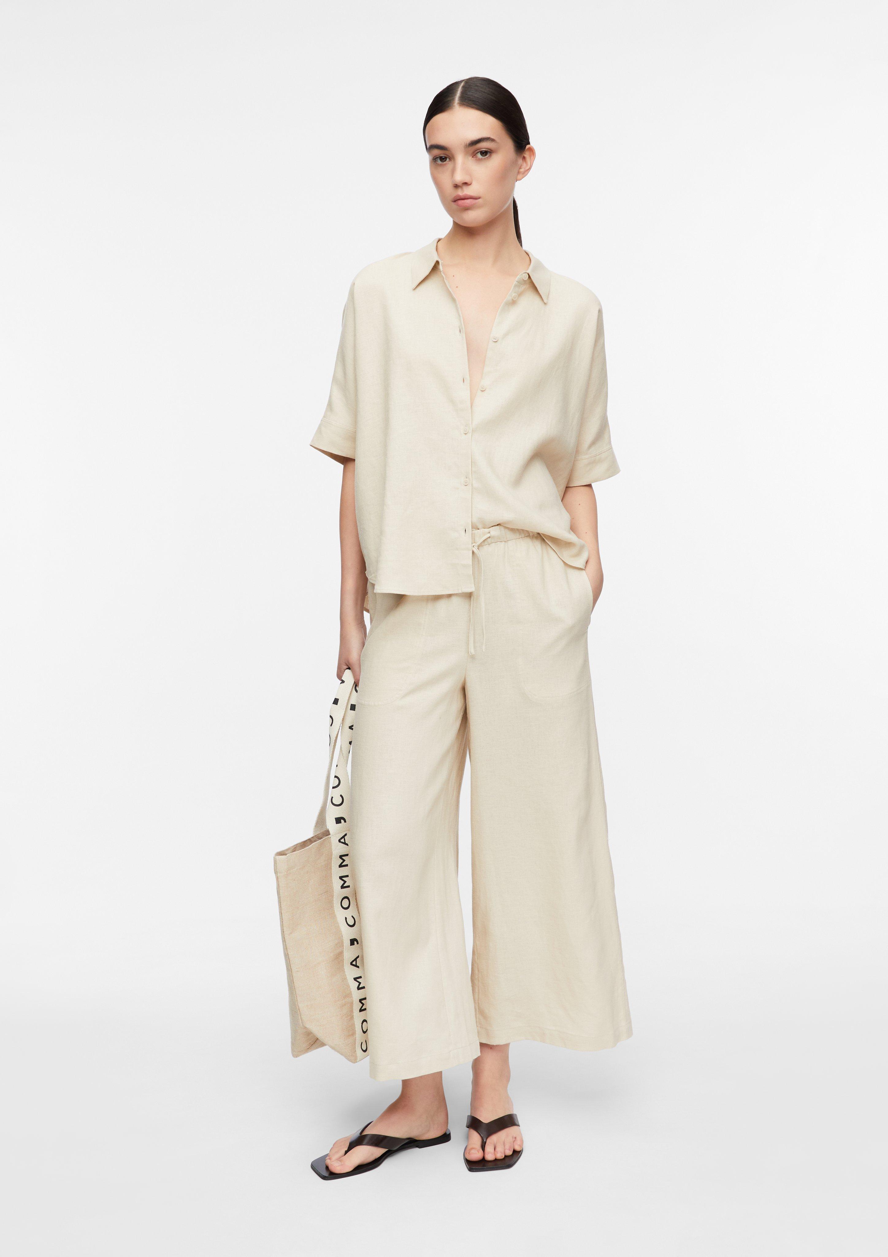 Hose in beige von COMMA
