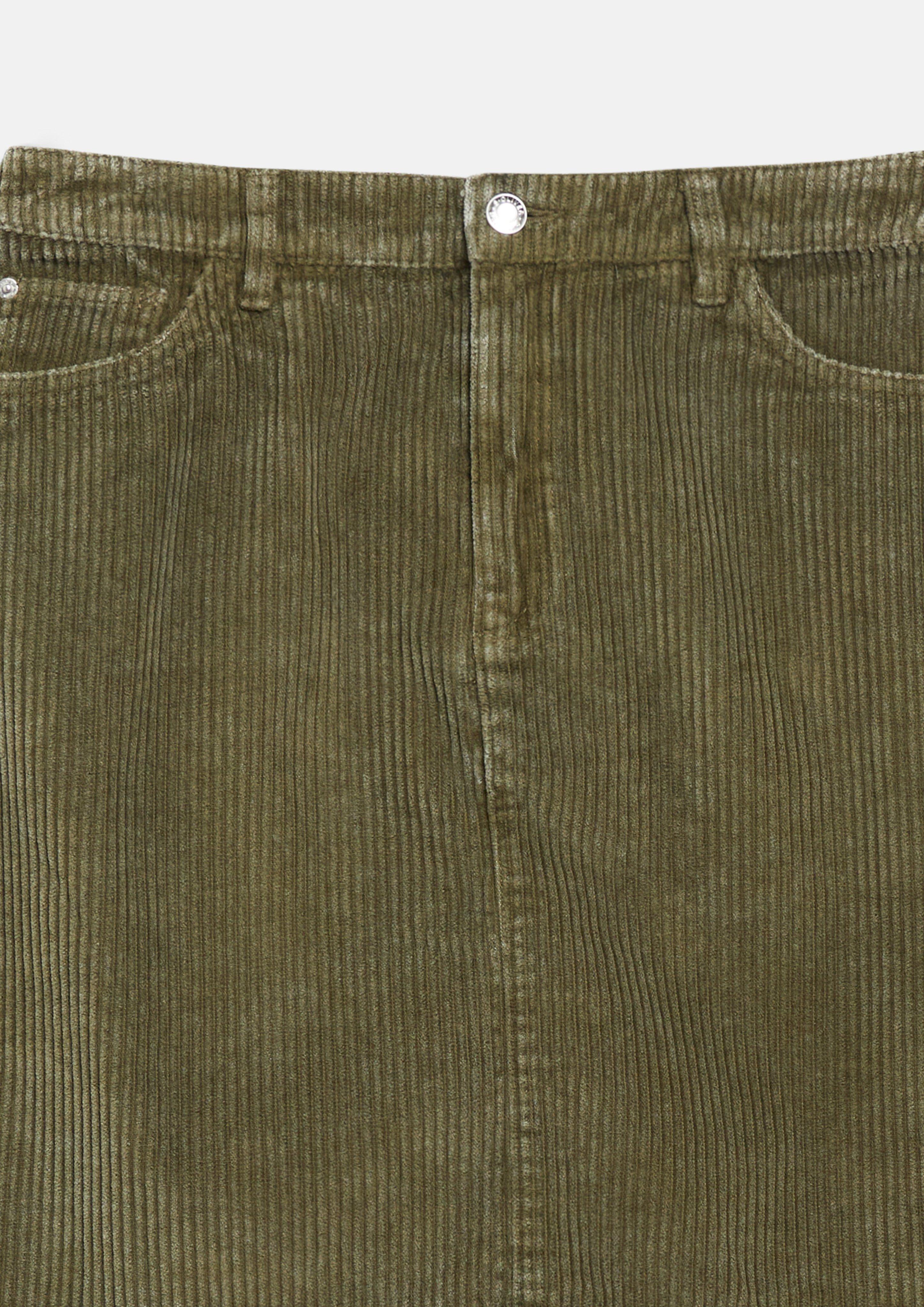 Damen Kurzer Cordrock in olive von s.Oliver