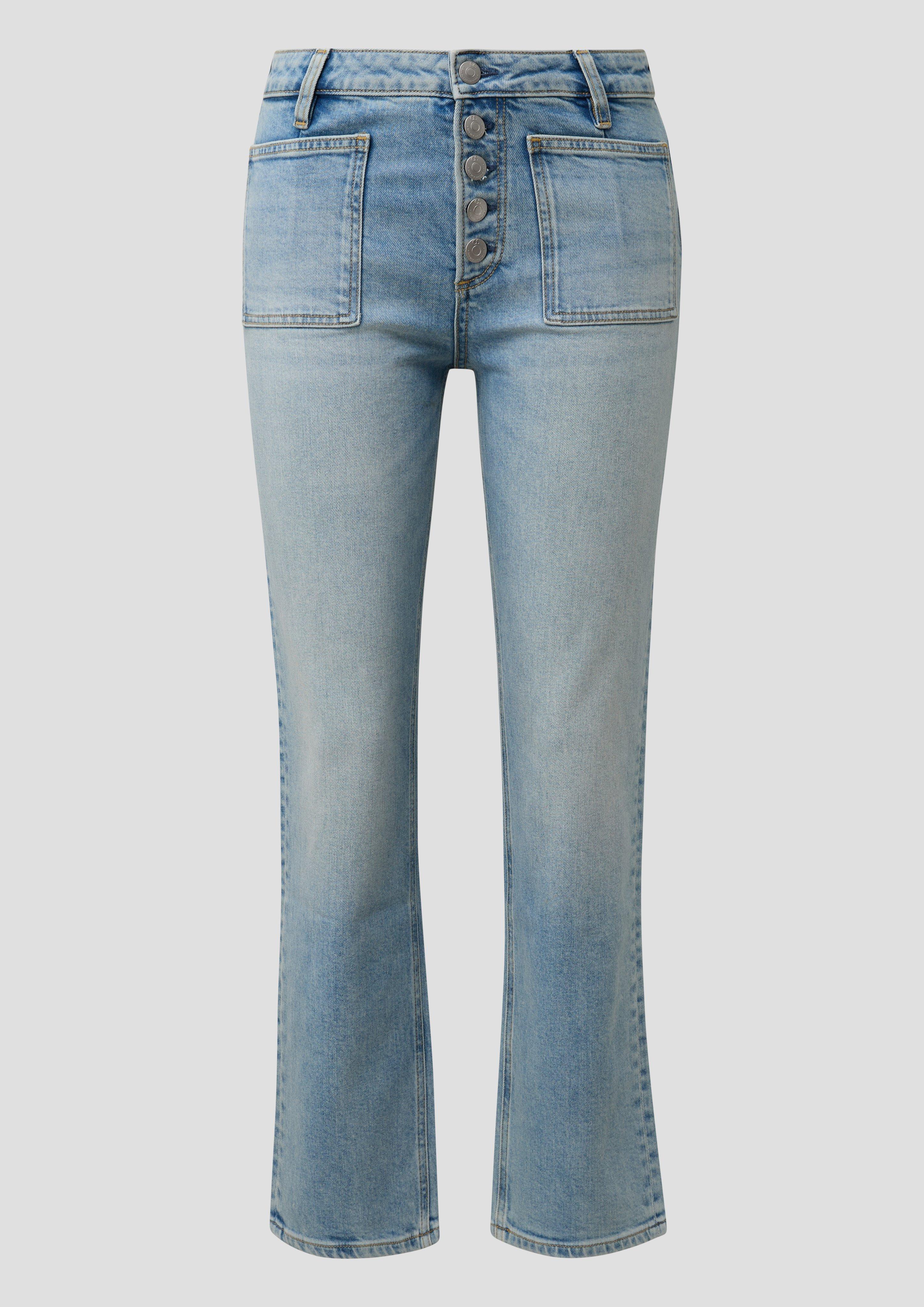 Dames Jeans in blauw van QS