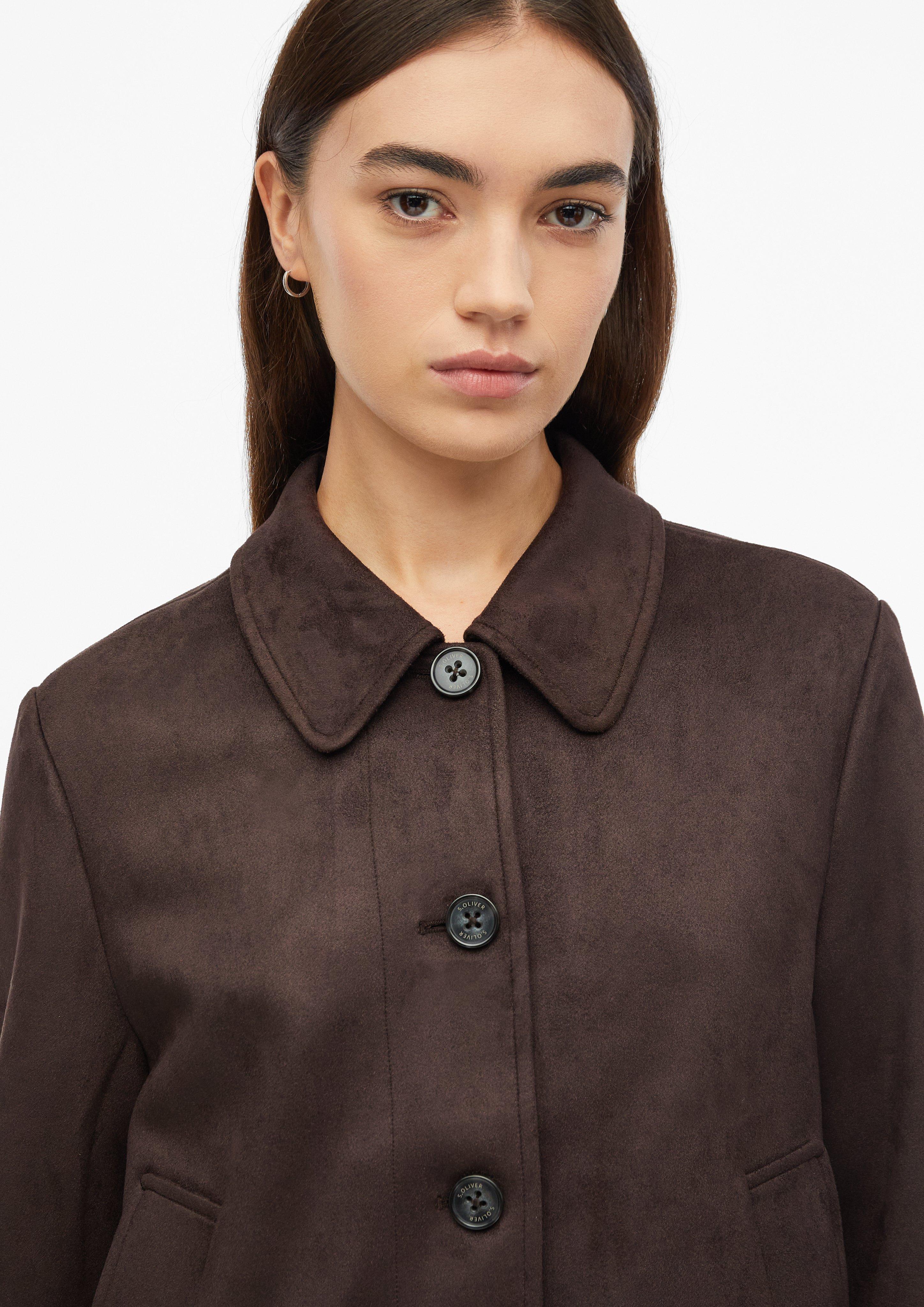 Dames Binnen-Jacke in bruin van s.Oliver